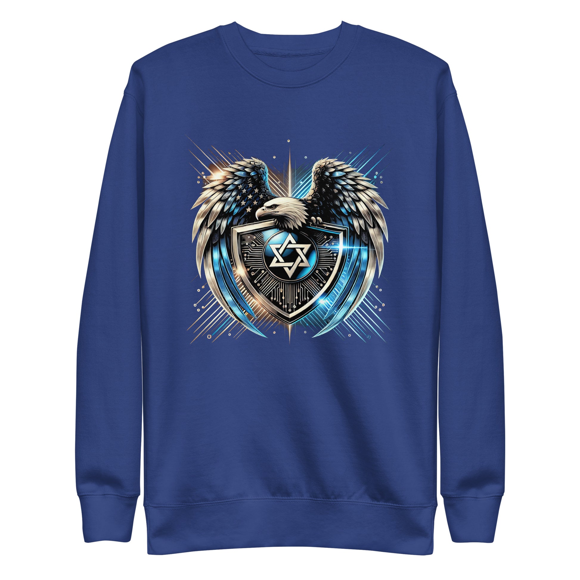 Galaxy Star of David Premium Sweatshirt - American Zionist