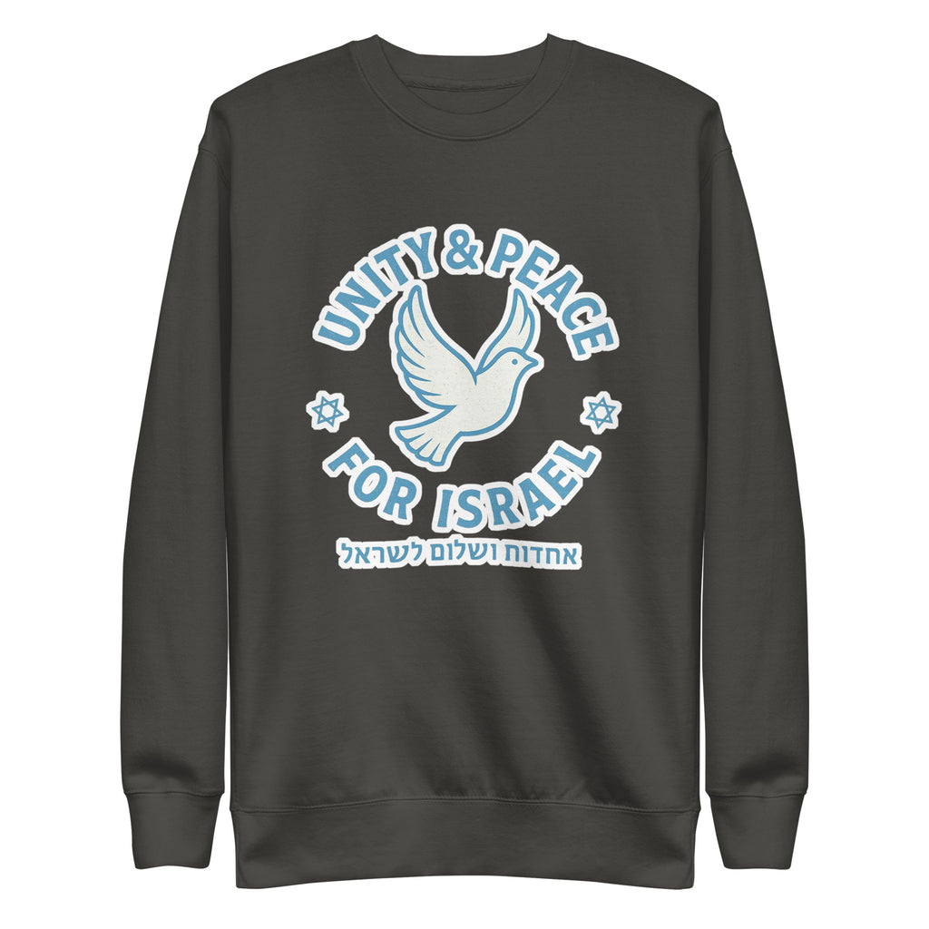 Unity Peace For Israel Unisex Organic Mid - Light T-Shirt - American Zionist