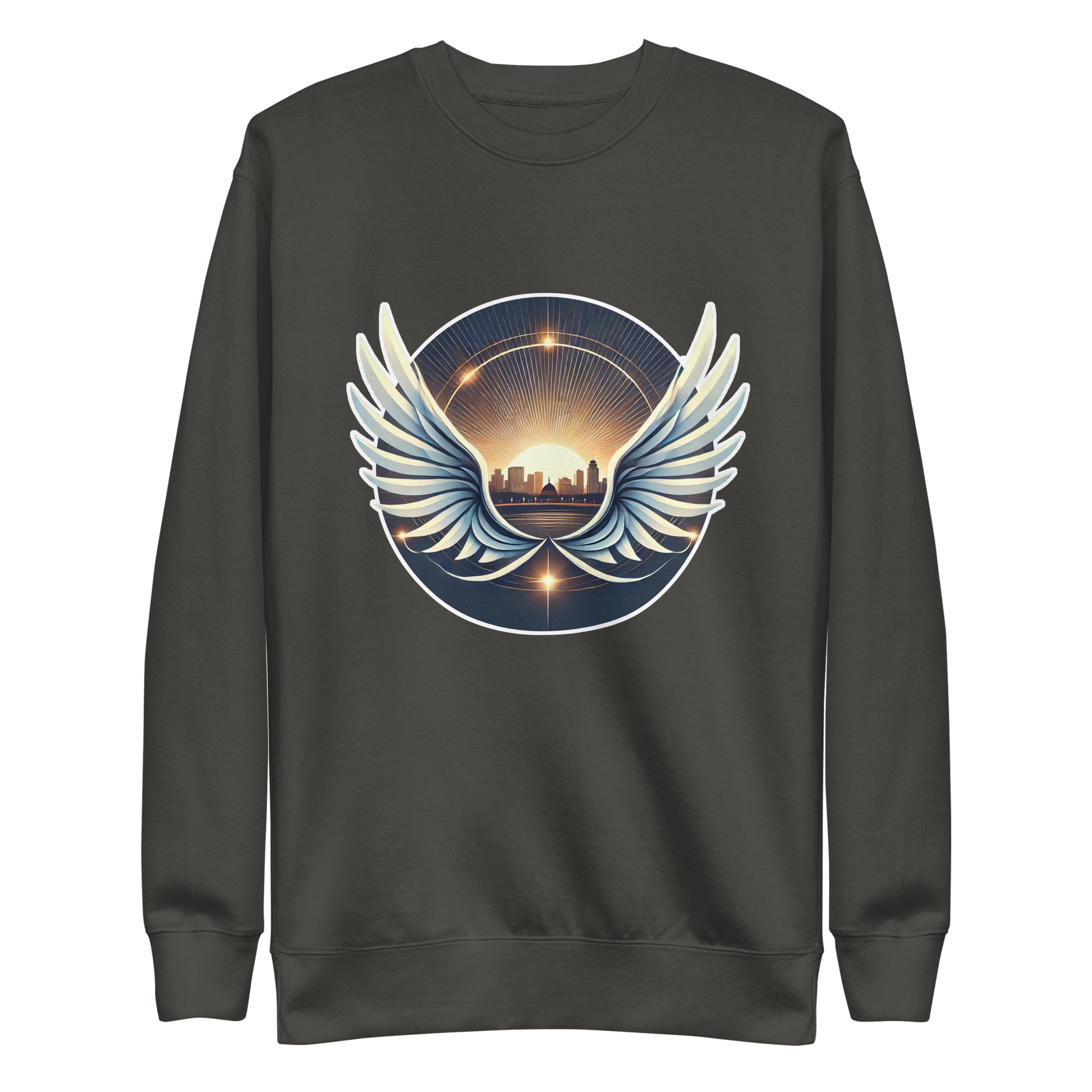 Sunrise Wings Premium Sweatshirt - American Zionist
