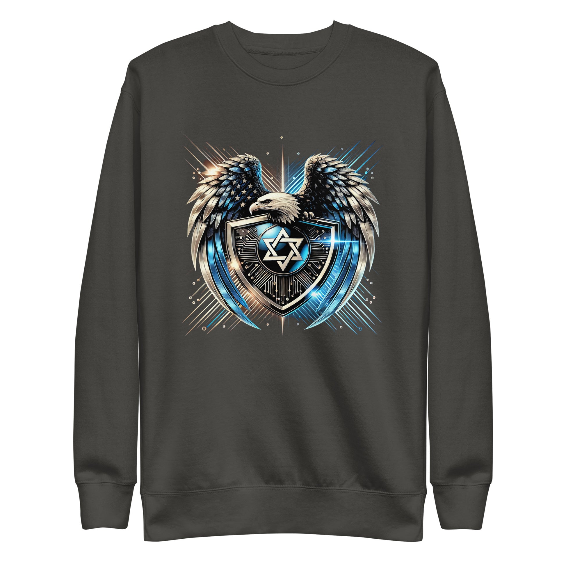 Galaxy Star of David Premium Sweatshirt - American Zionist