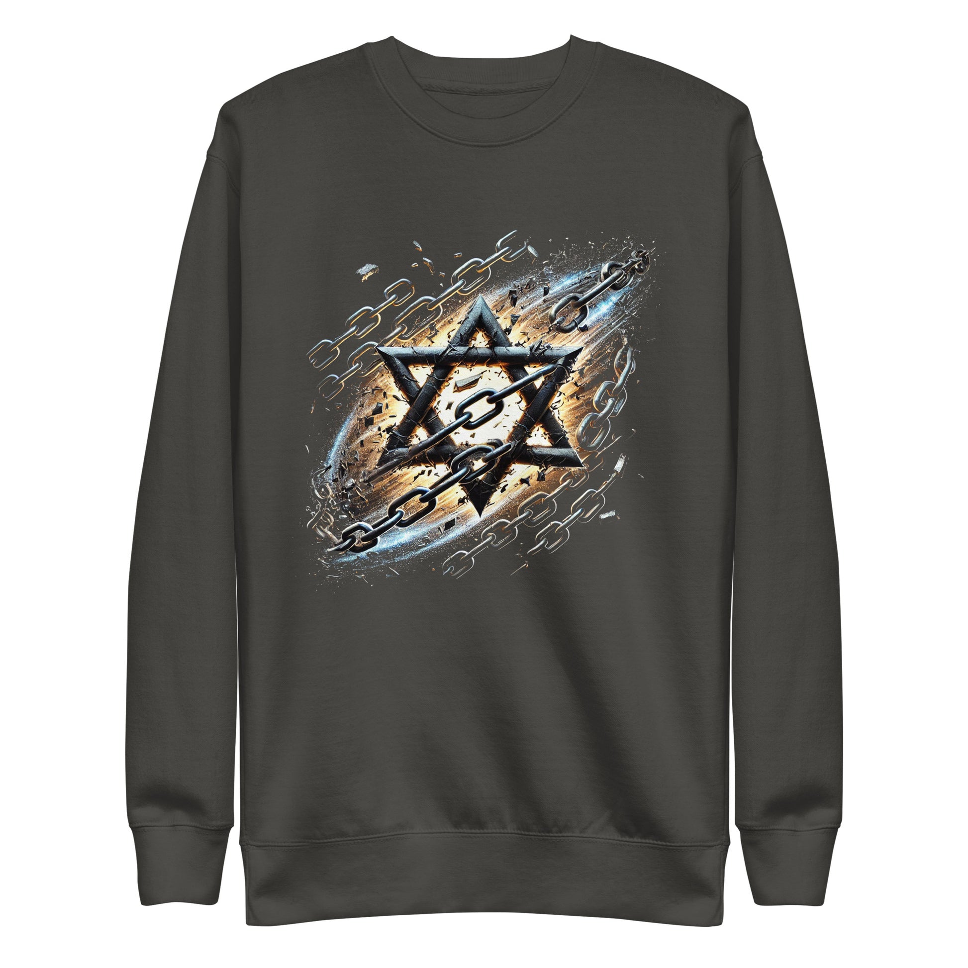 Wings of Zion Premium Sweatshirt - American Zionist