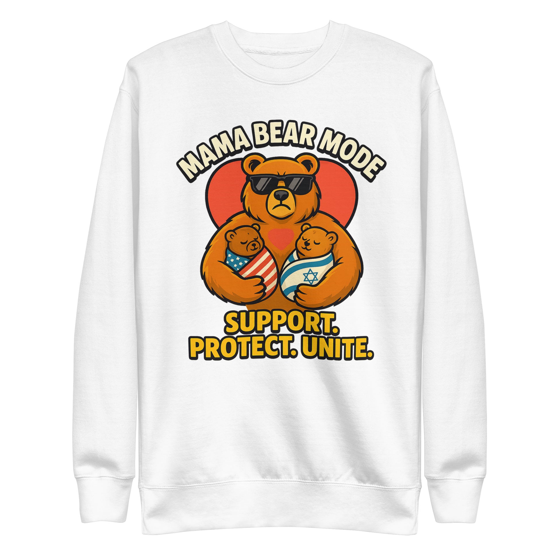 Mama Bear Mode Premium Sweatshirt - American Zionist