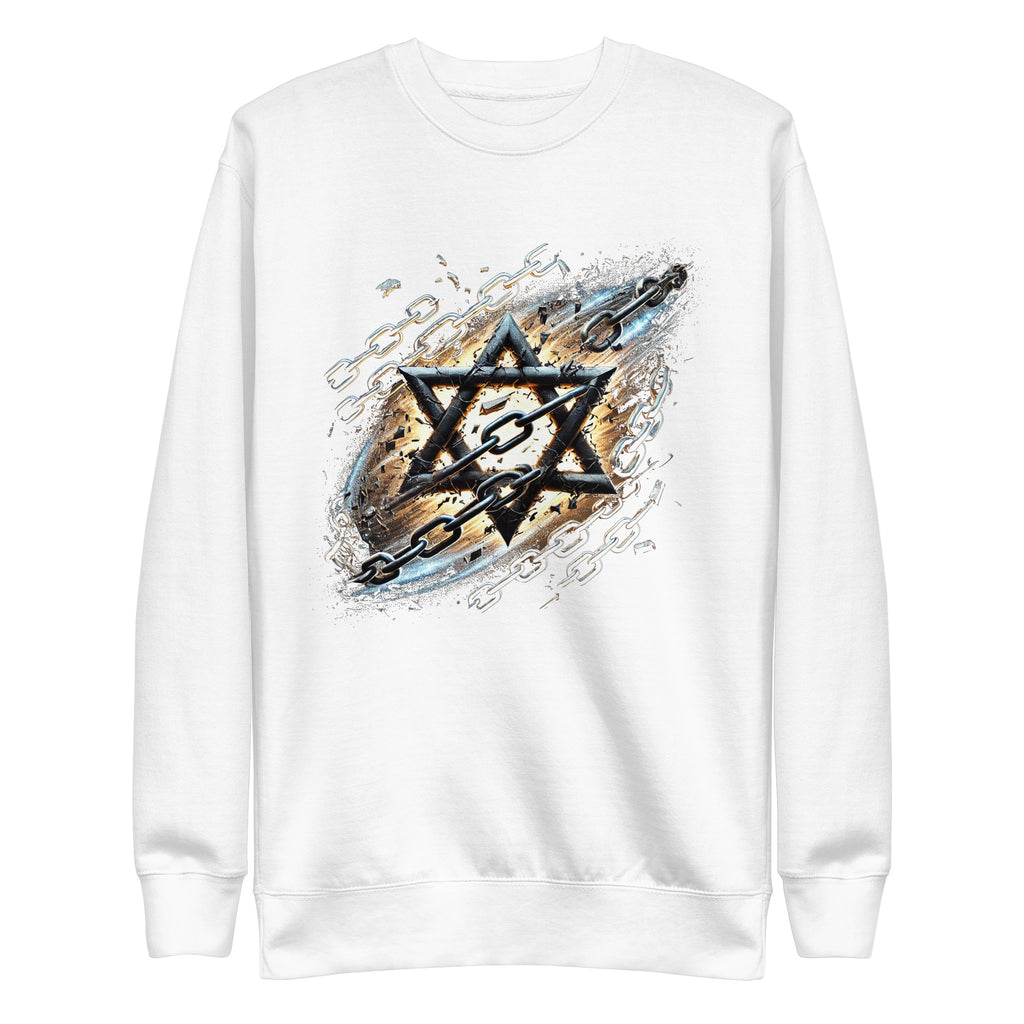 Wings of Zion Premium Sweatshirt - American Zionist