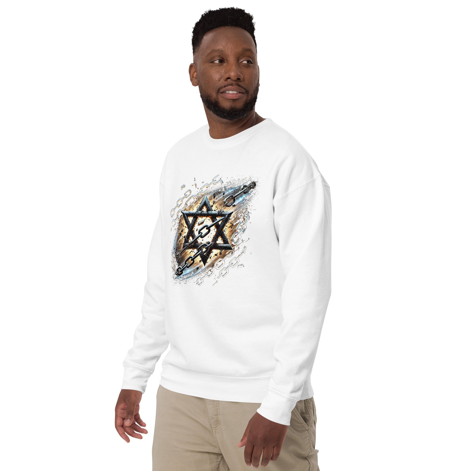 Wings of Zion Premium Sweatshirt - American Zionist