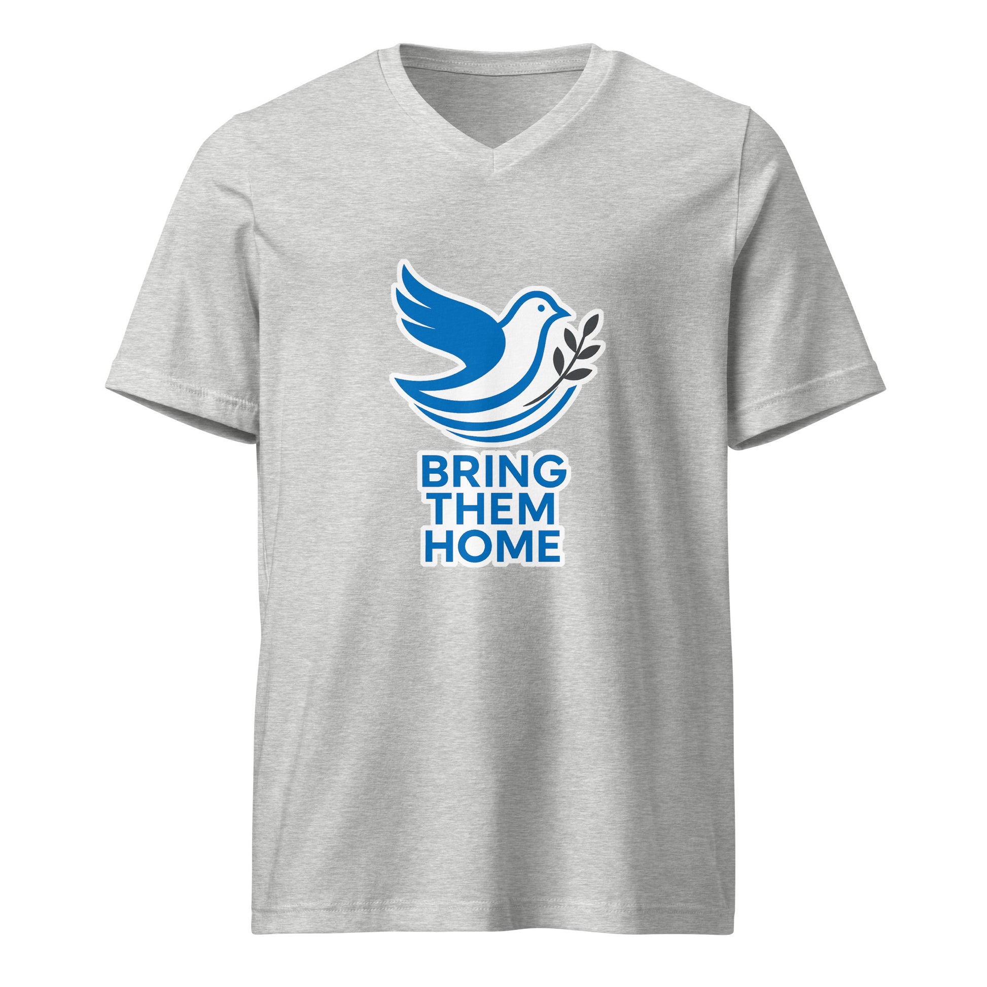 Dove Bring Them Home Unisex V - Neck Tee - American Zionist