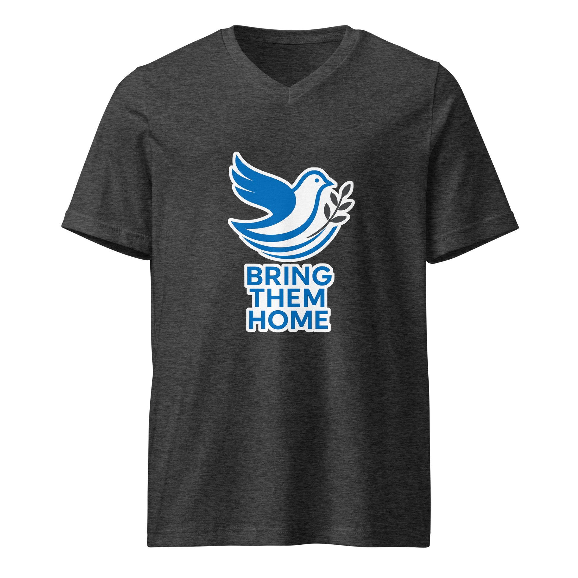 Dove Bring Them Home Unisex V - Neck Tee - American Zionist