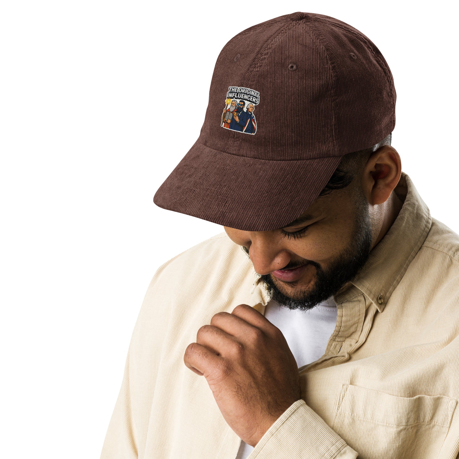 Original Influencers Vintage Corduroy Cap - American Zionist