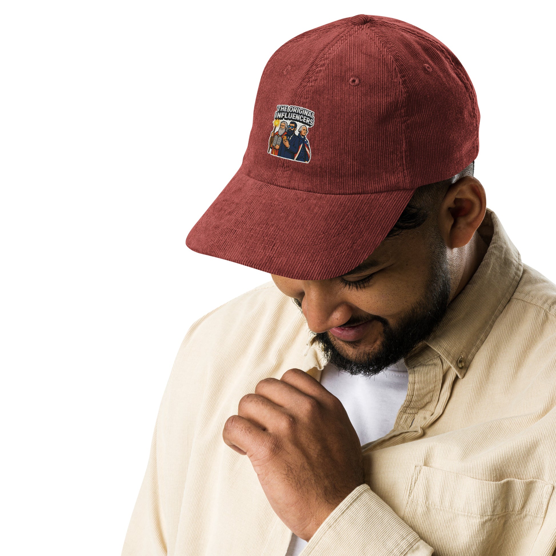 Original Influencers Vintage Corduroy Cap - American Zionist