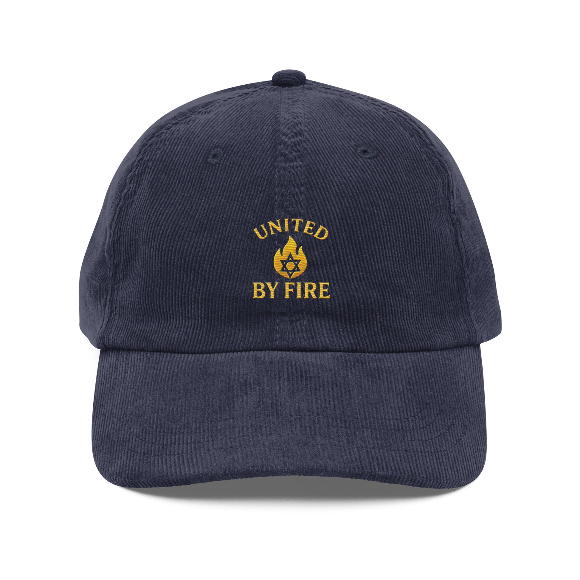 United By Fire Vintage Corduroy Cap - American Zionist
