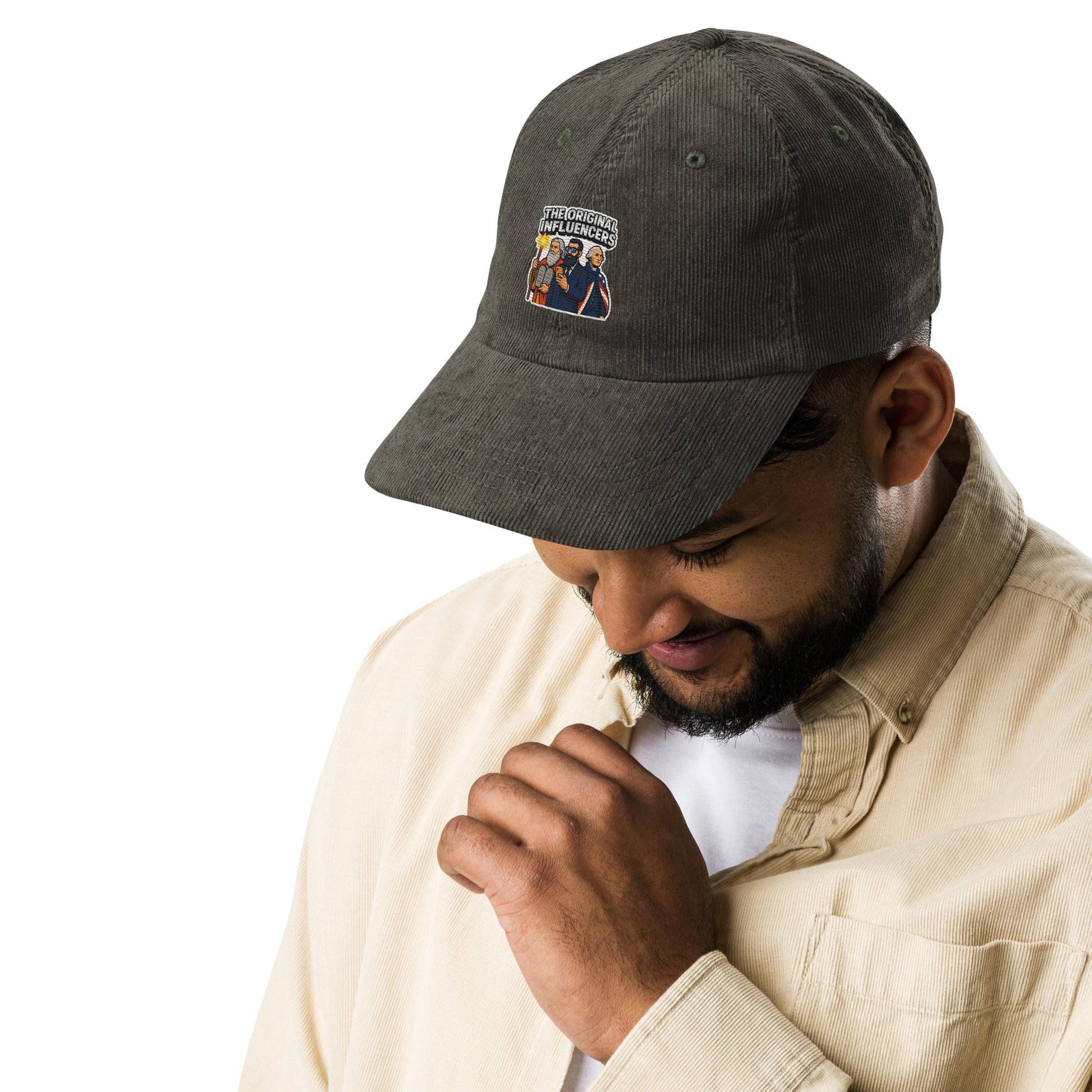 Original Influencers Vintage Corduroy Cap - American Zionist