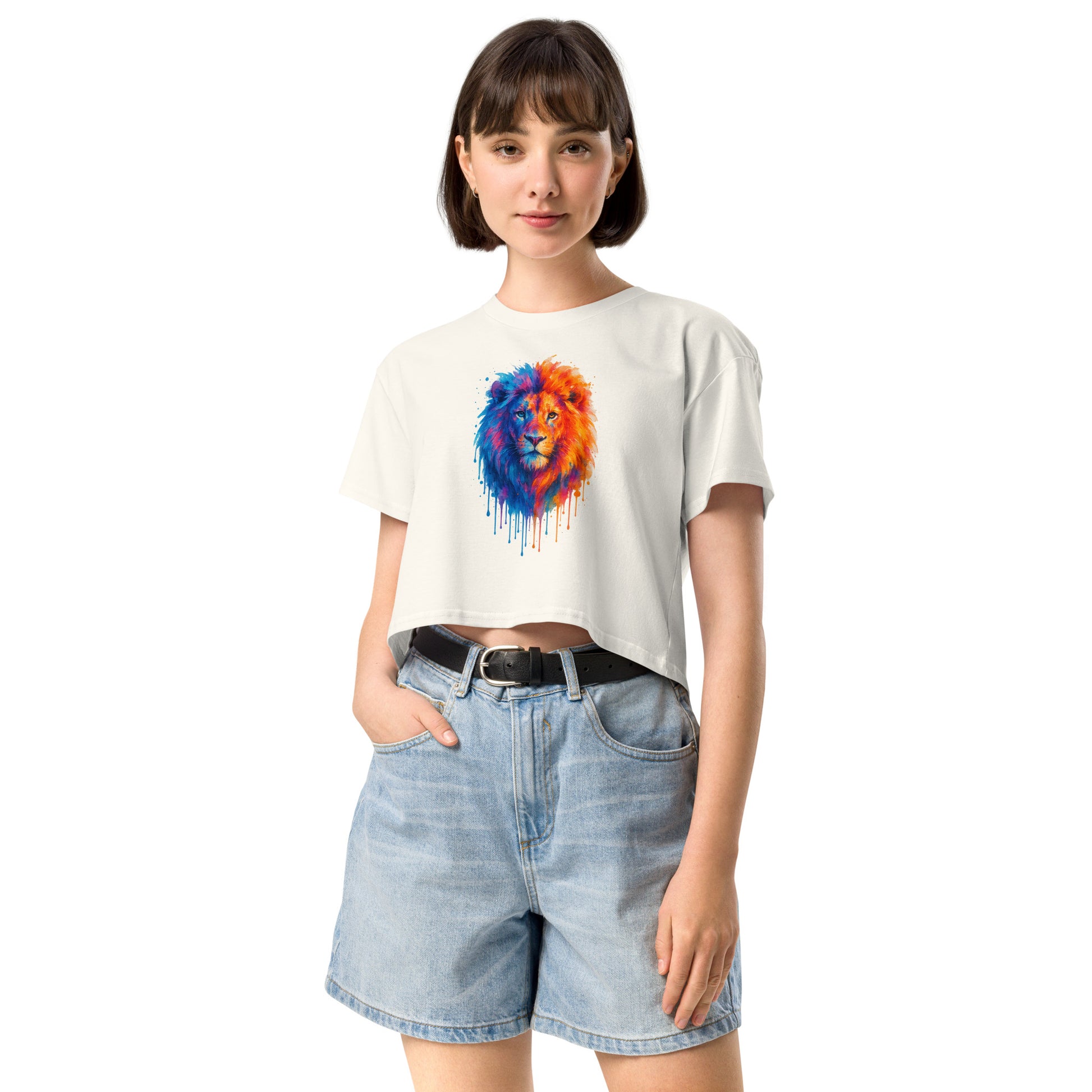 Judah Unleashed Women's Crop Top - American Zionist