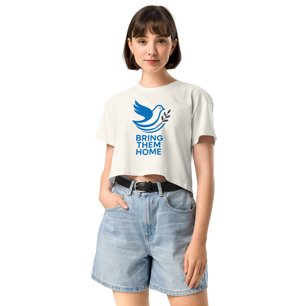 Dove Bring Them Home Women's Crop Top - American Zionist