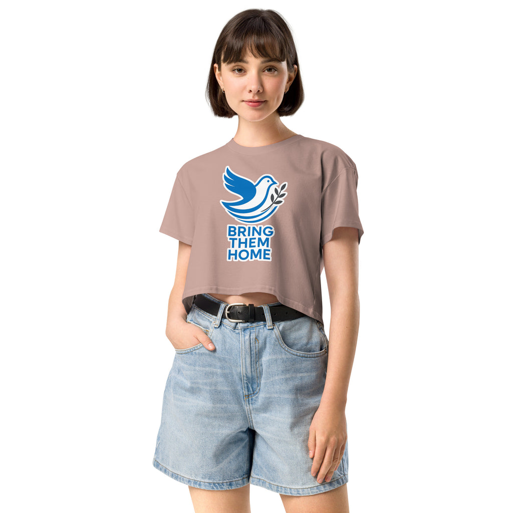 Dove Bring Them Home Women's Crop Top - American Zionist