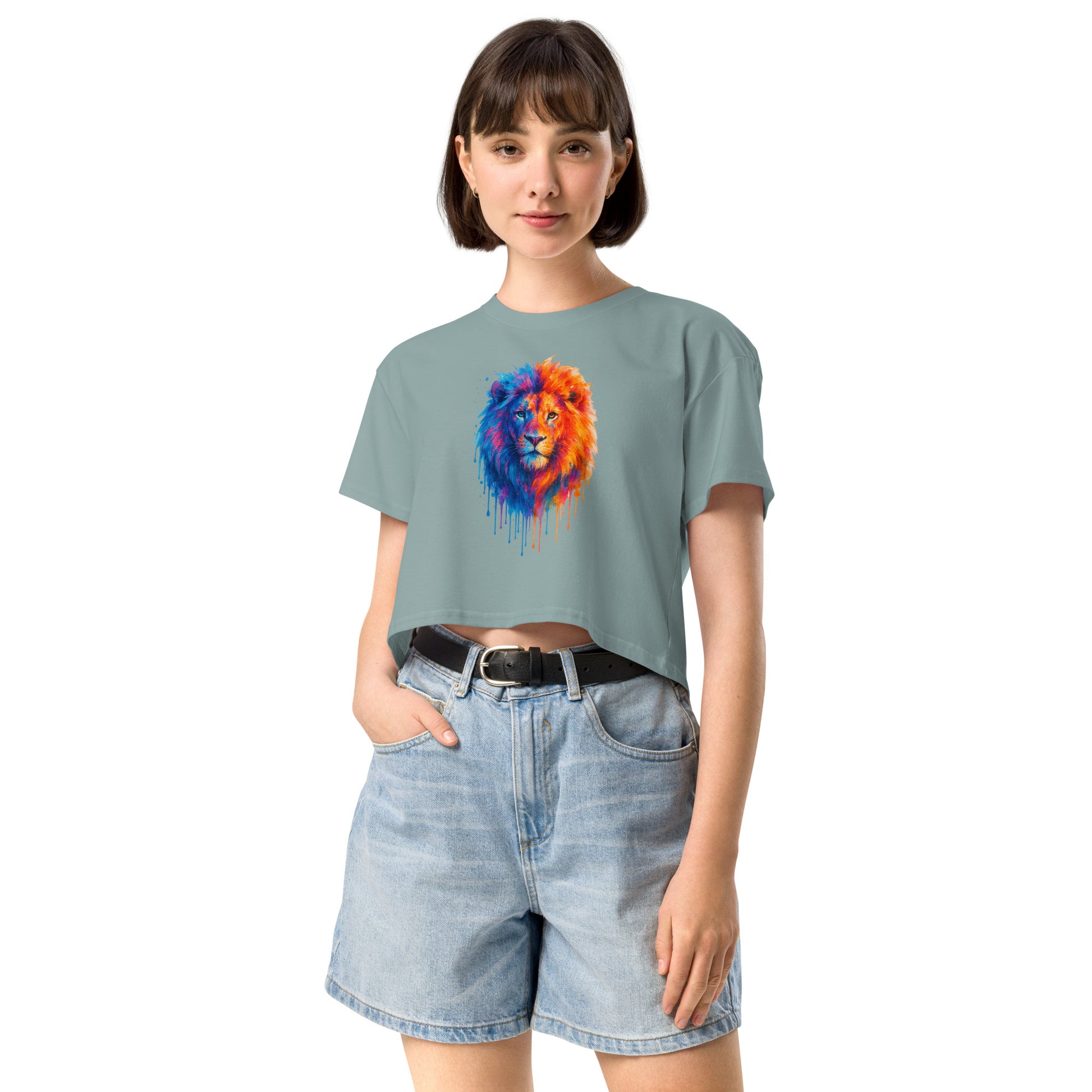 Judah Unleashed Women's Crop Top - American Zionist