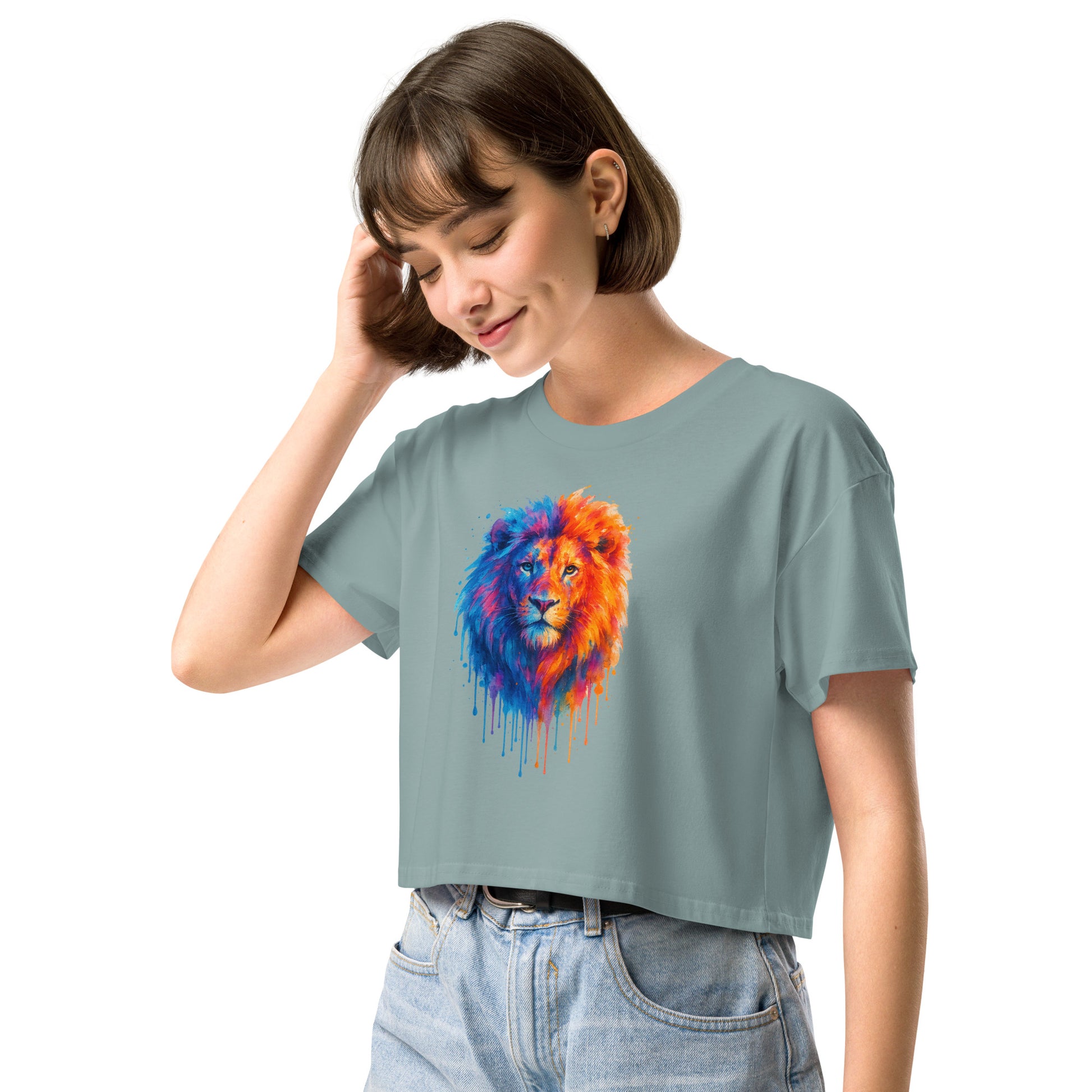 Judah Unleashed Women's Crop Top - American Zionist