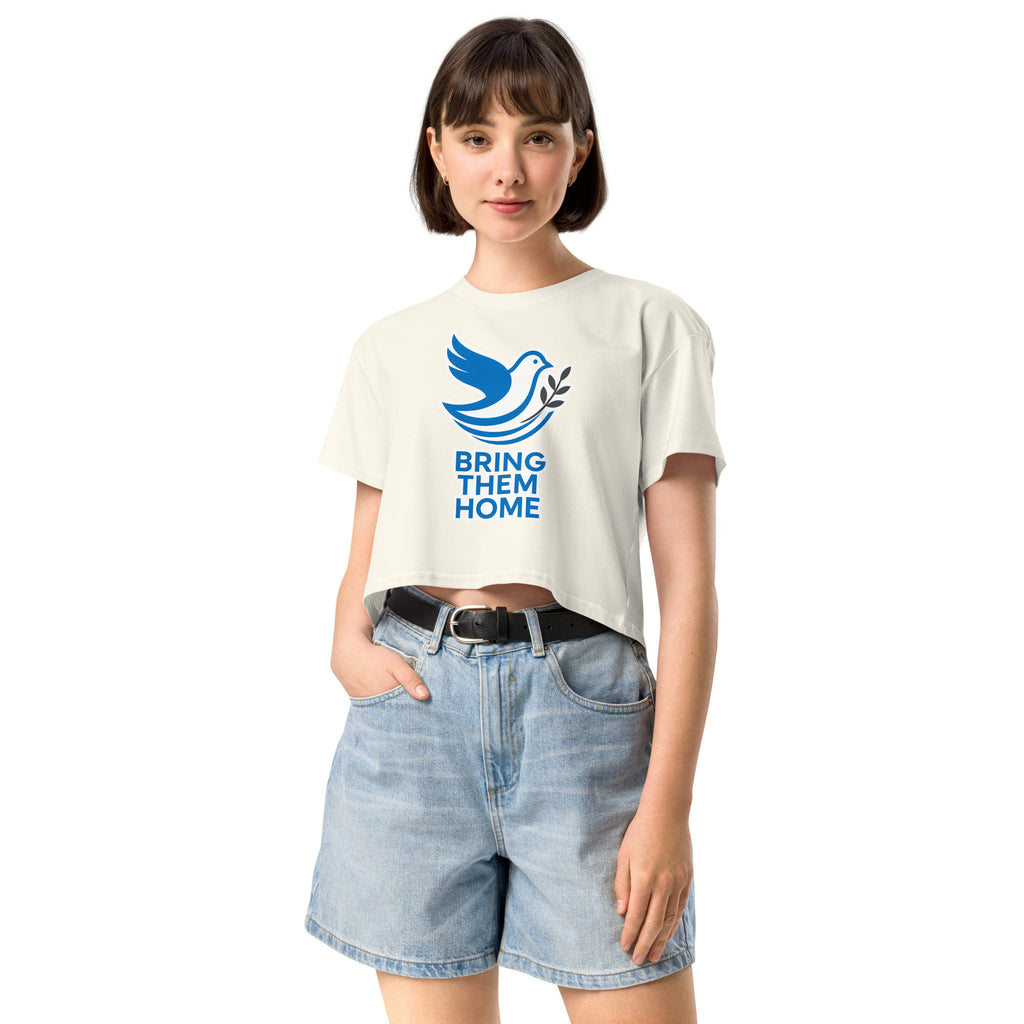 Dove Bring Them Home Women's Crop Top - American Zionist