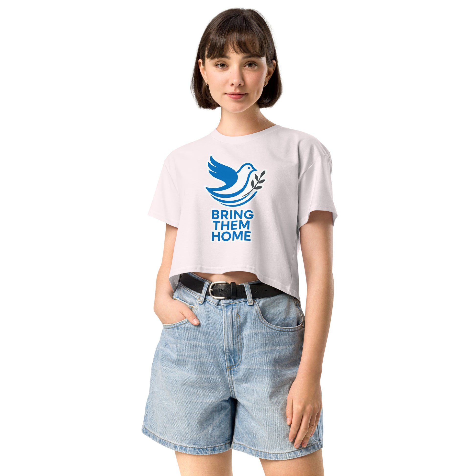 Dove Bring Them Home Women's Crop Top - American Zionist
