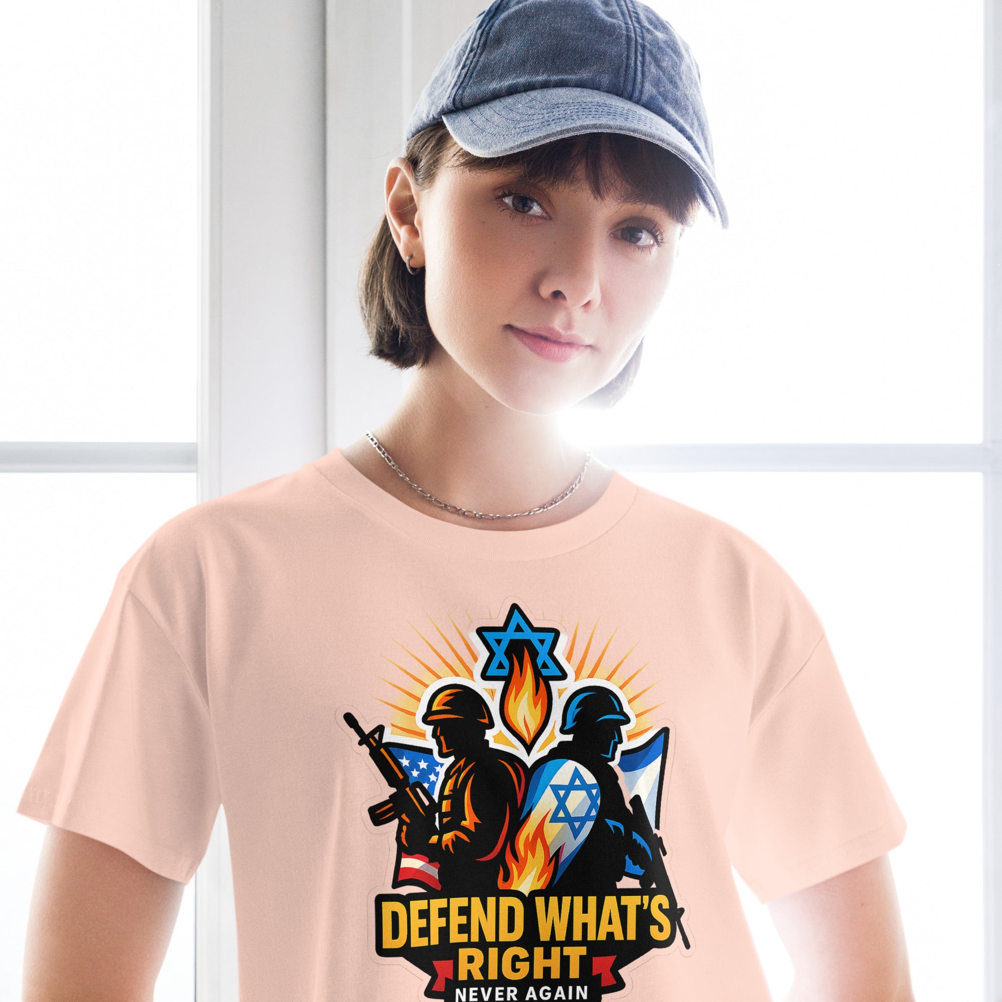 Defend What's Right Women's Crop Top - American Zionist