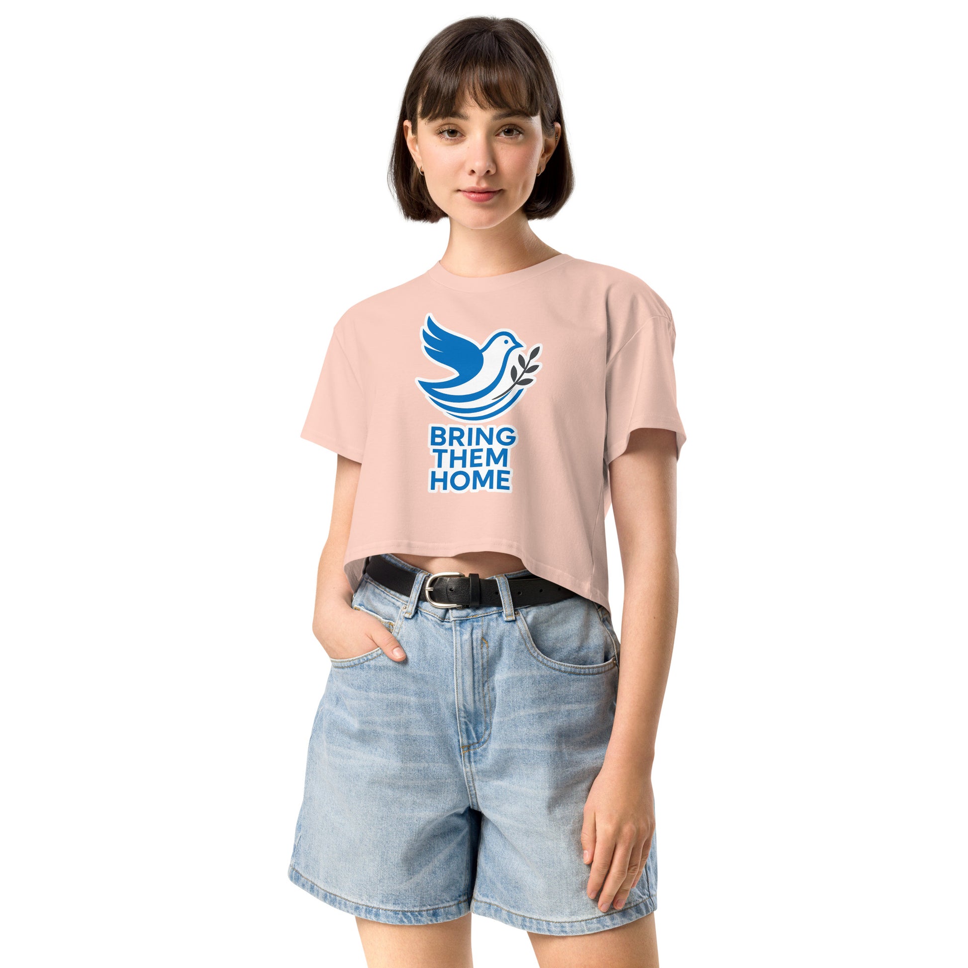 Dove Bring Them Home Women's Crop Top - American Zionist