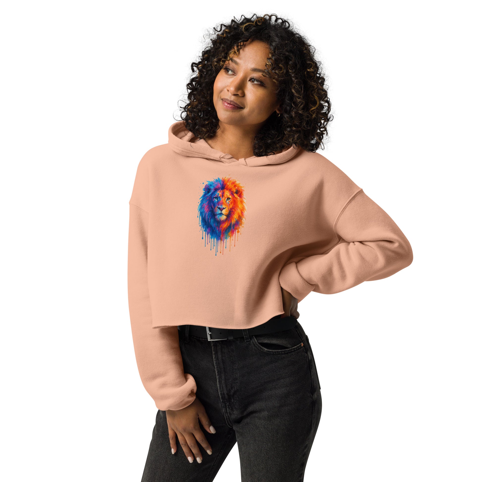 Judah Unleashed Women's Cropped Hoodie - American Zionist