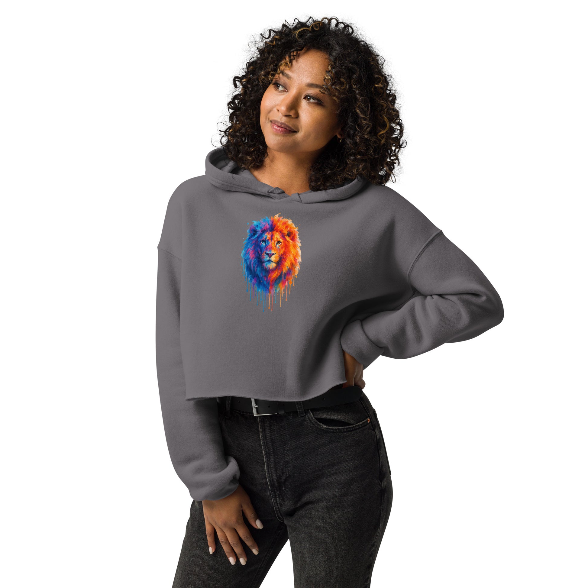 Judah Unleashed Women's Cropped Hoodie - American Zionist