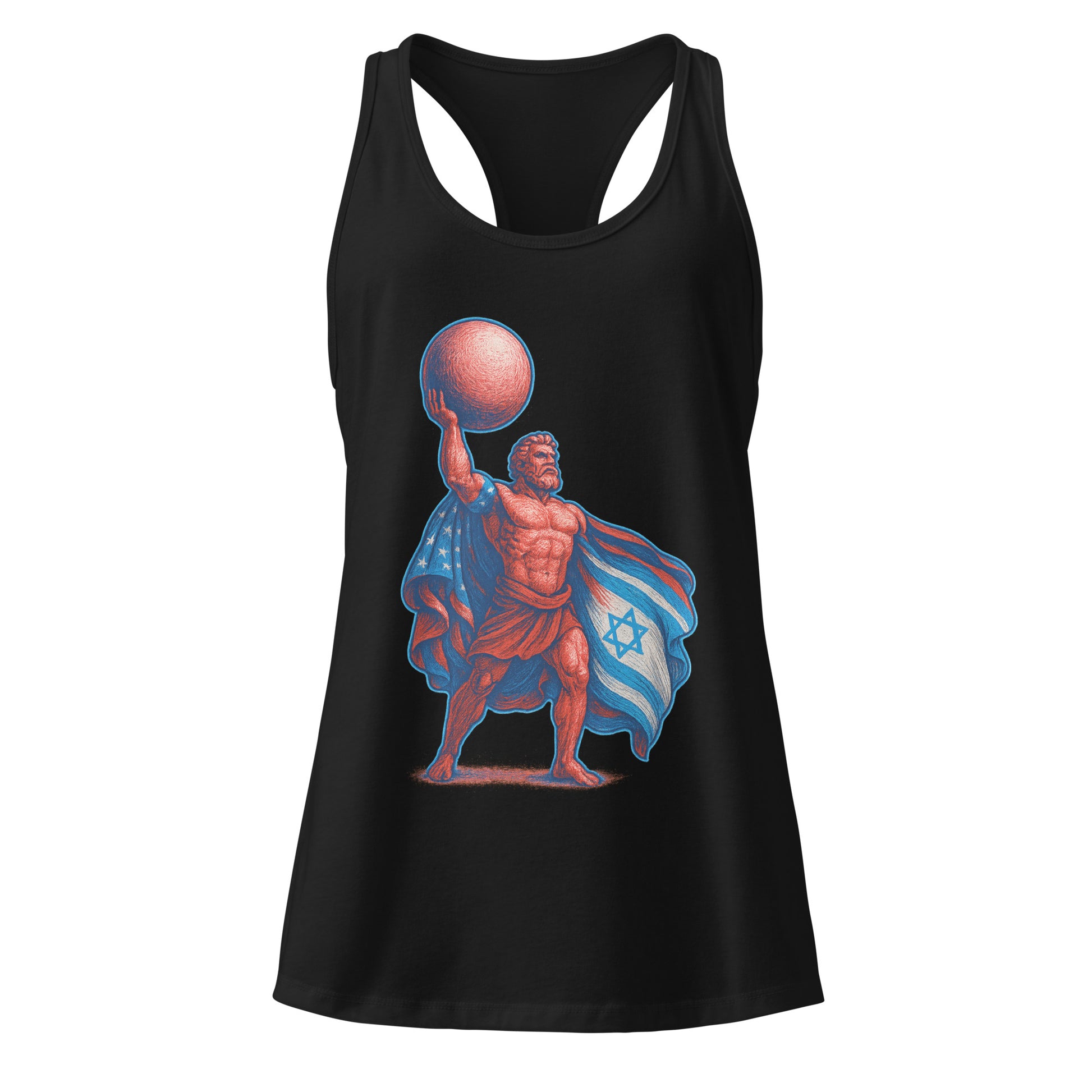 Patriot Hercules Women's Ideal Racerback Tank Top - American Zionist