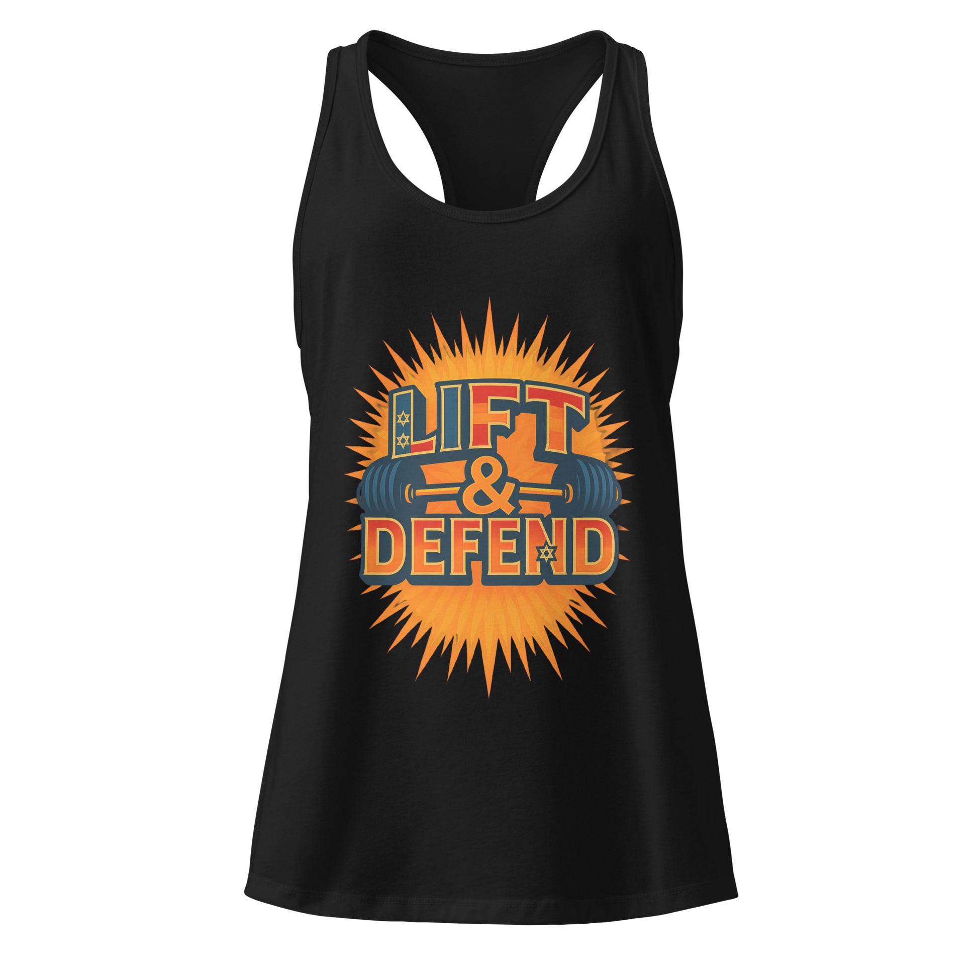 Lift Defend Women's Ideal Racerback Tank Top - American Zionist