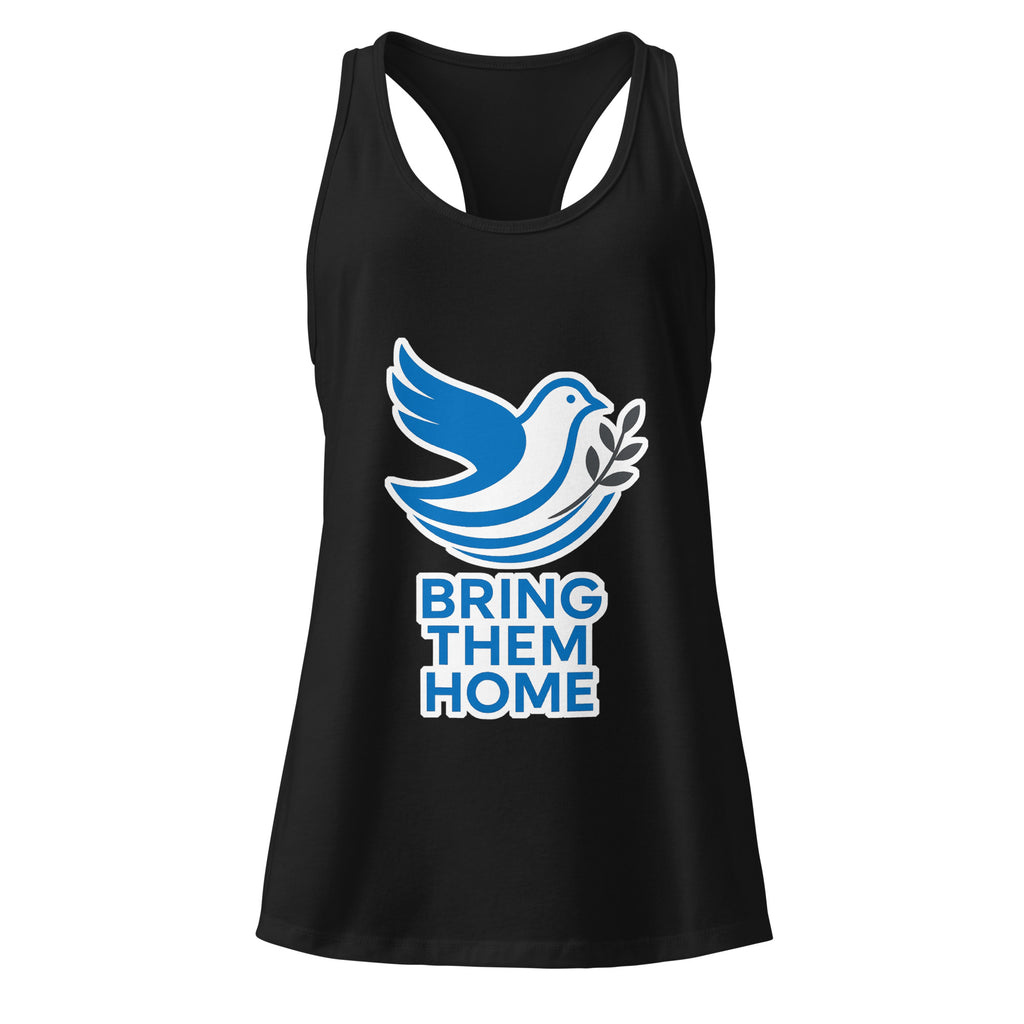 Dove Bring Them Home Women's Ideal Racerback Tank Top - American Zionist