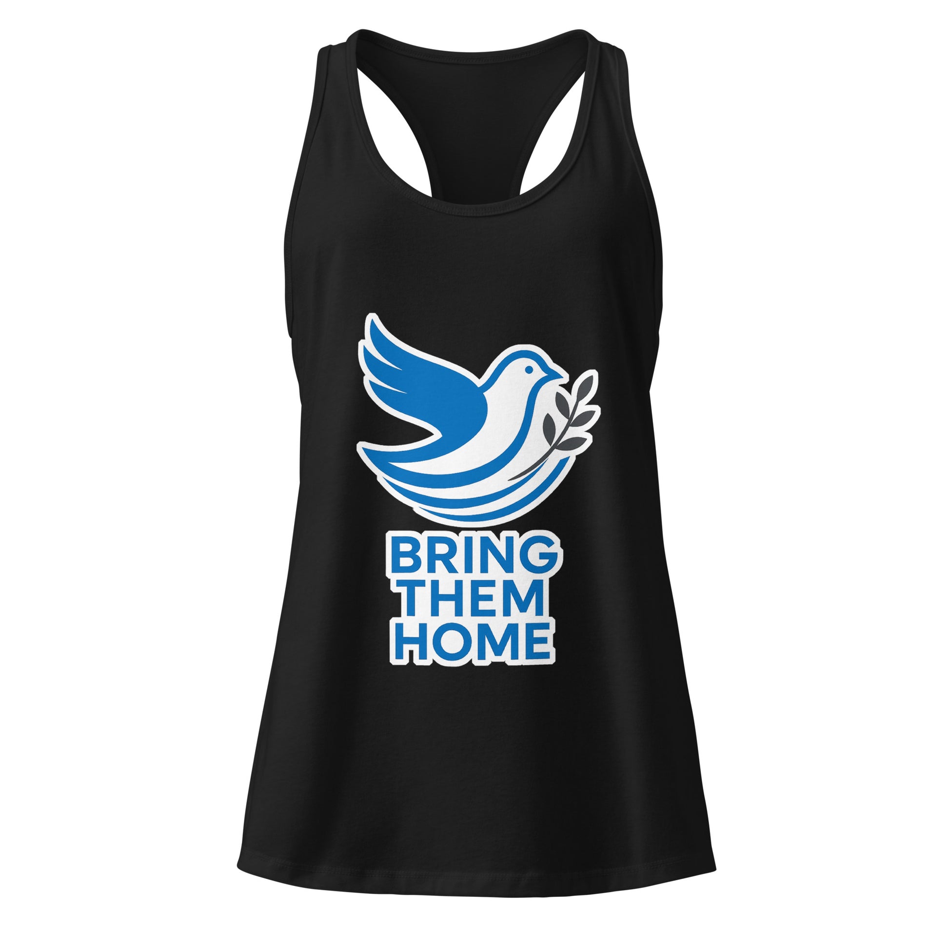 Dove Bring Them Home Women's Ideal Racerback Tank Top - American Zionist