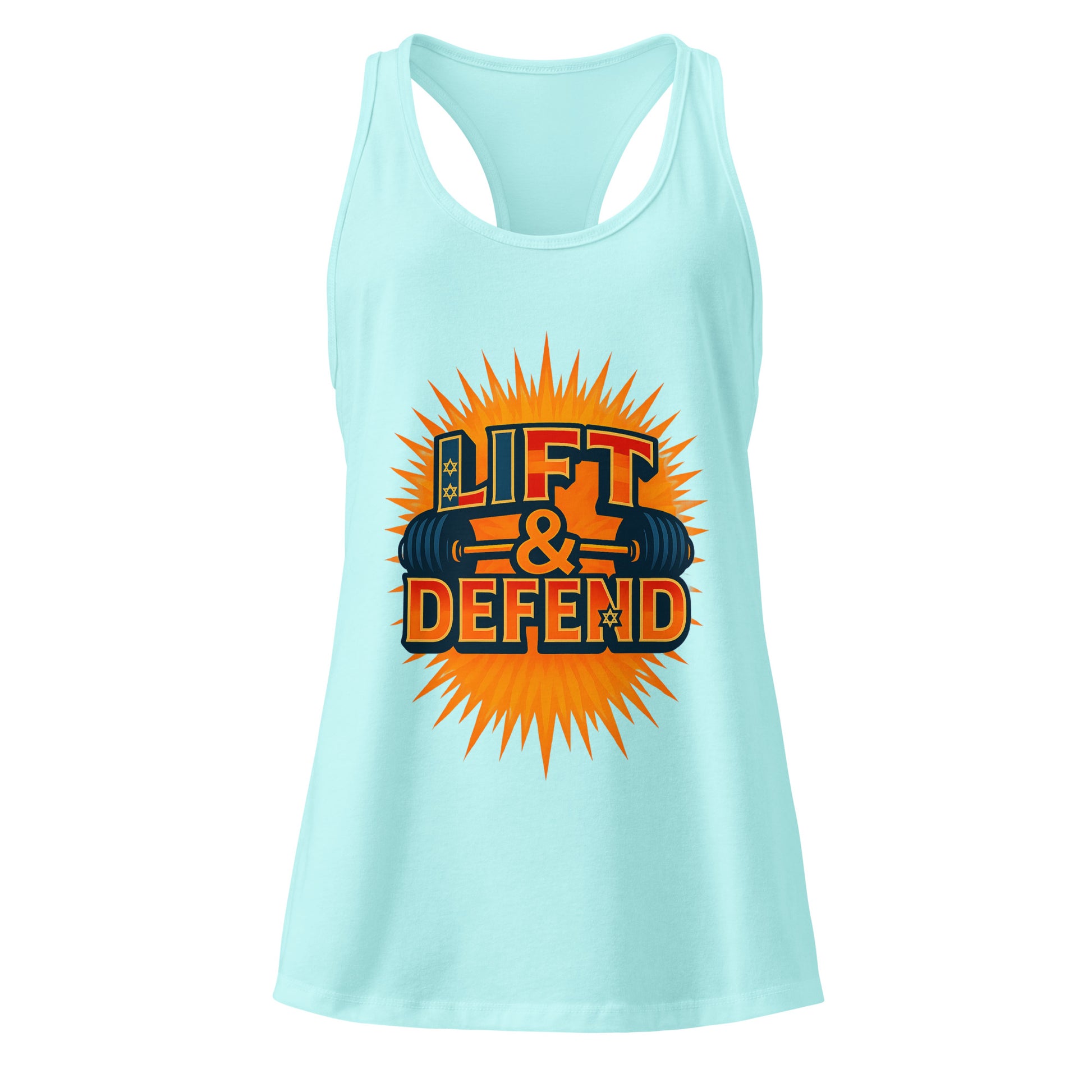 Lift Defend Women's Ideal Racerback Tank Top - American Zionist