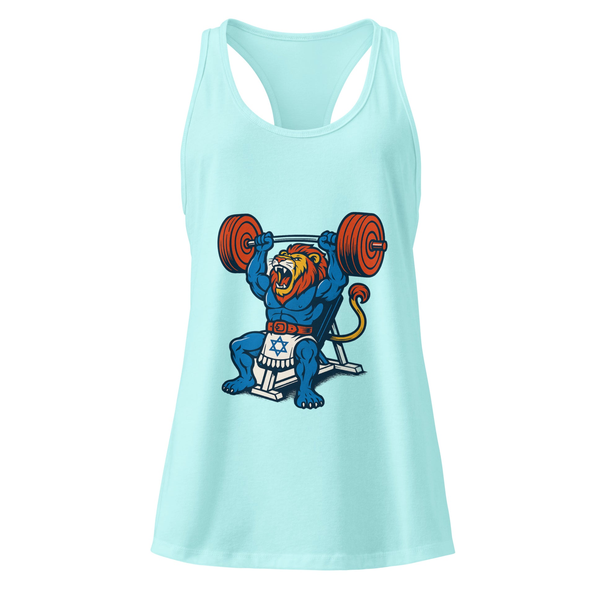 Swole Lion Women's Ideal Racerback Tank Top - American Zionist