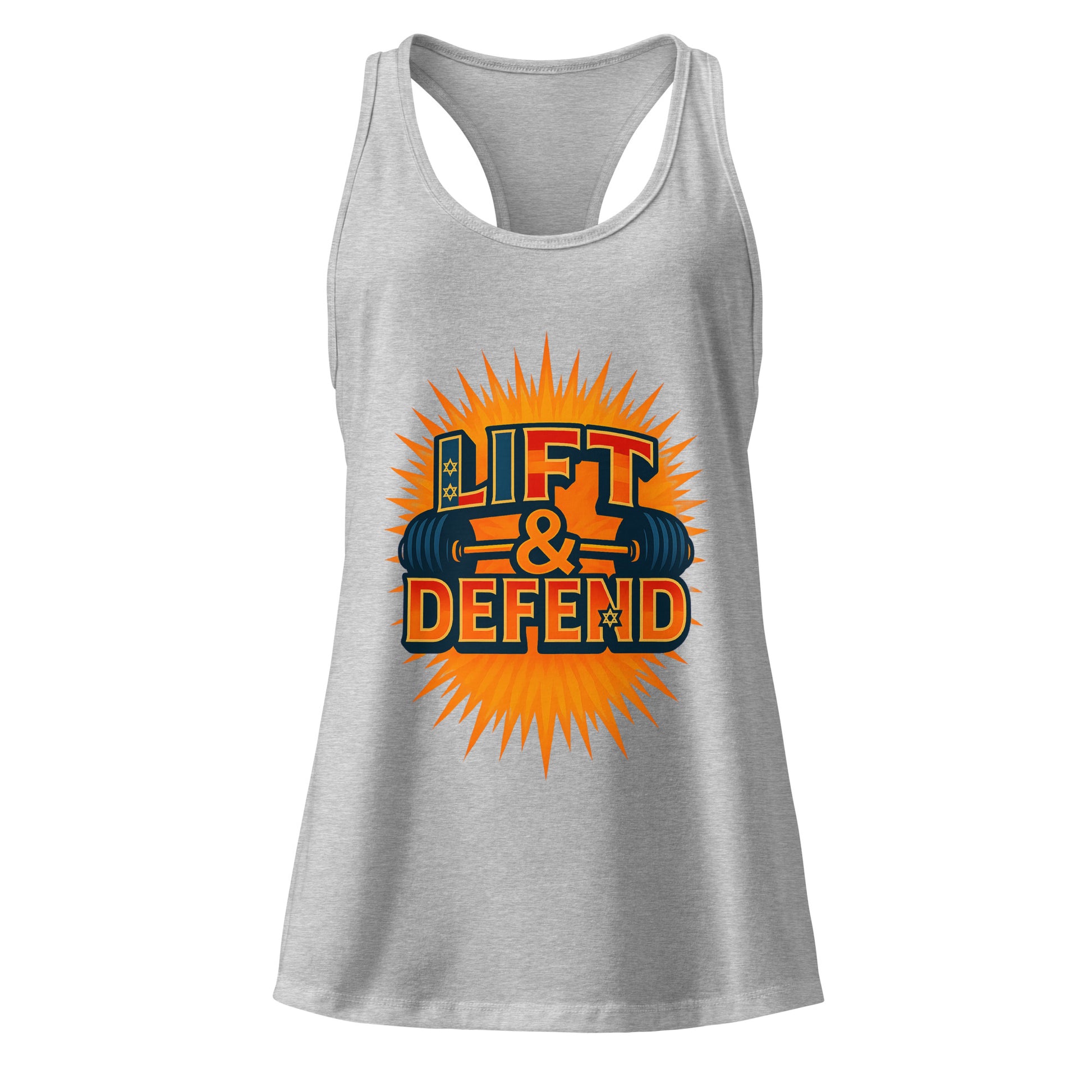 Lift Defend Women's Ideal Racerback Tank Top - American Zionist