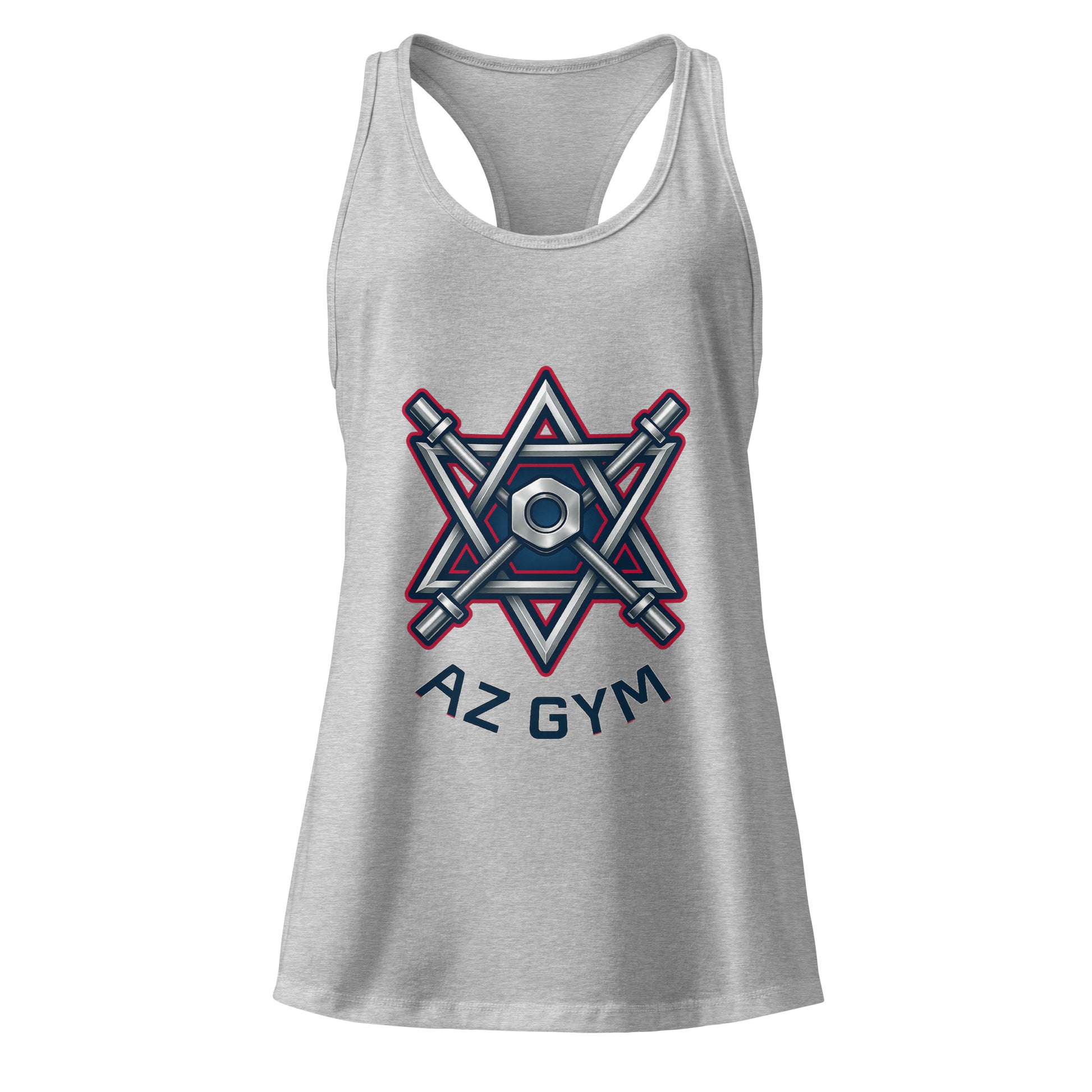 Barbell Star Women's Ideal Racerback Tank Top - American Zionist