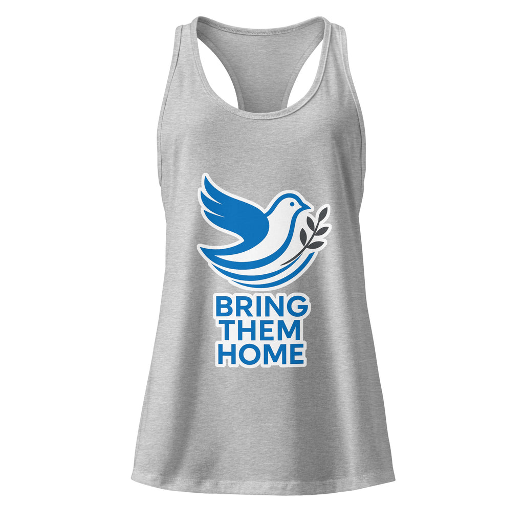 Dove Bring Them Home Women's Ideal Racerback Tank Top - American Zionist