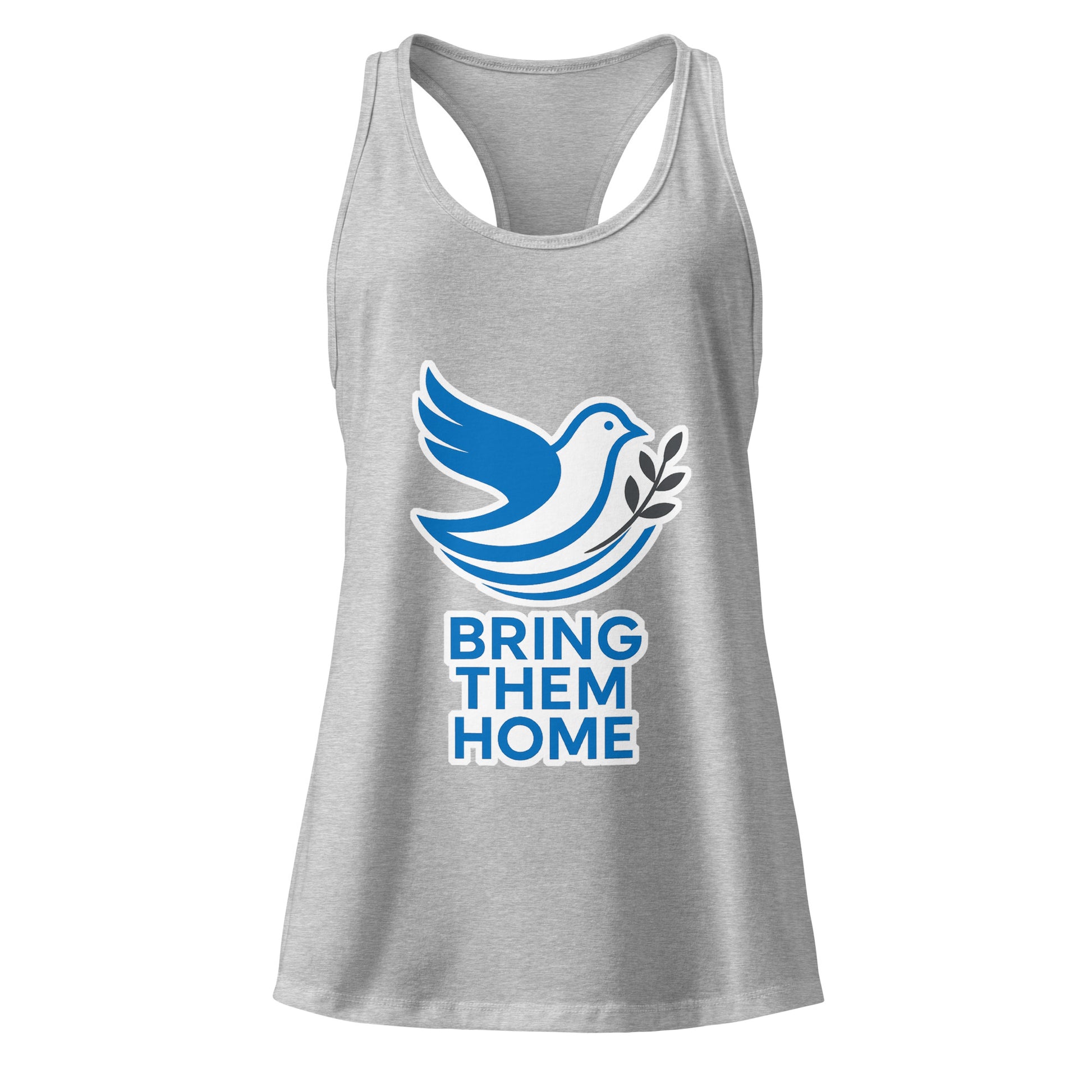 Dove Bring Them Home Women's Ideal Racerback Tank Top - American Zionist