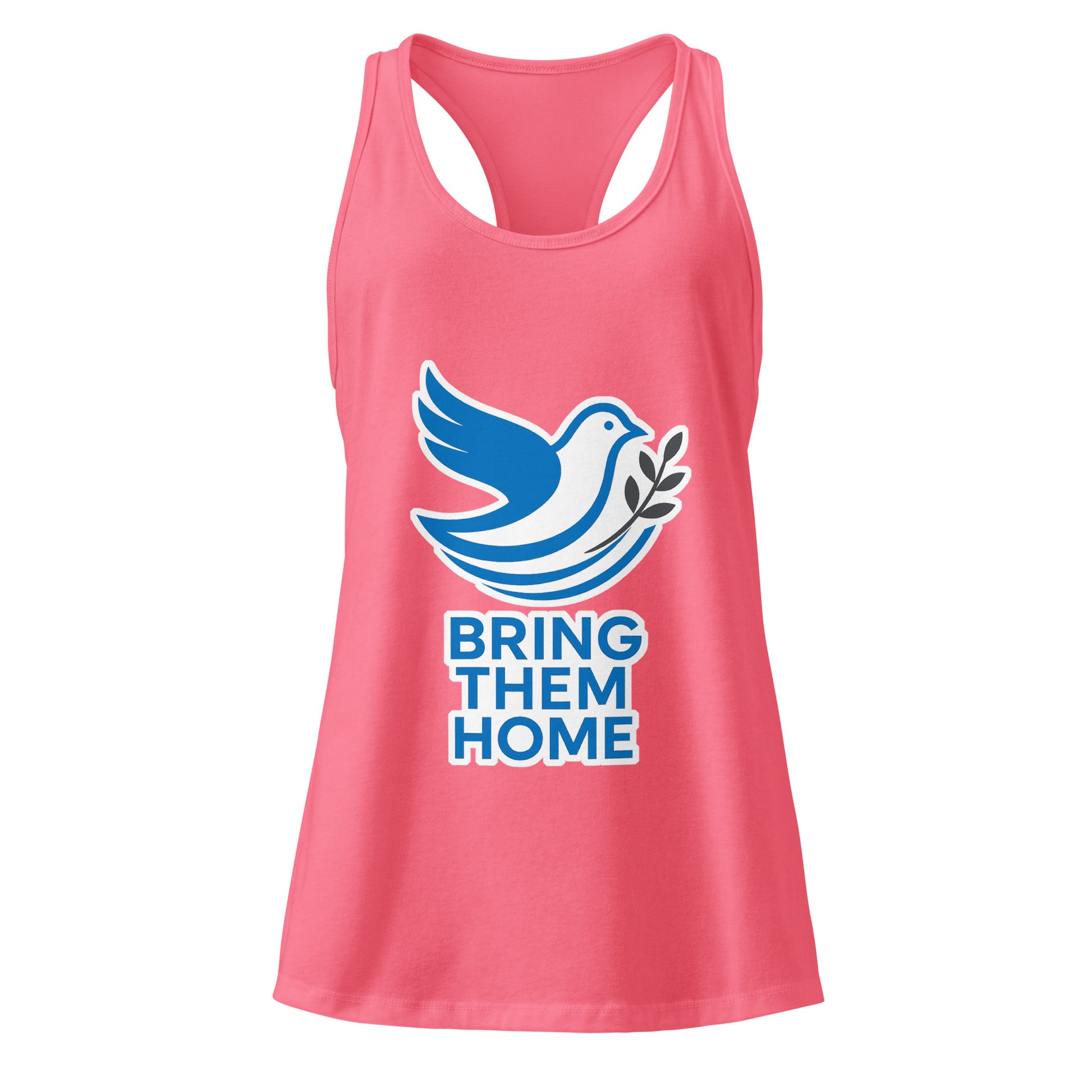 Dove Bring Them Home Women's Ideal Racerback Tank Top - American Zionist