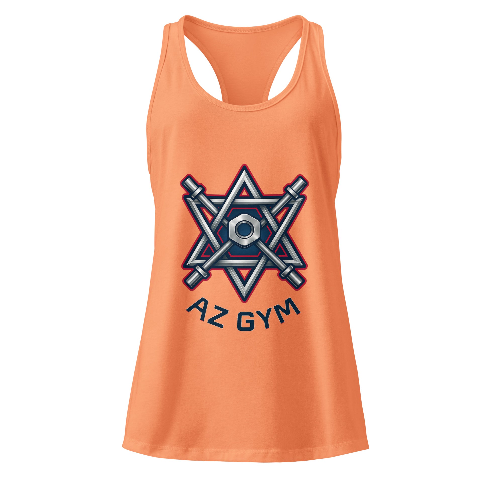 Barbell Star Women's Ideal Racerback Tank Top - American Zionist