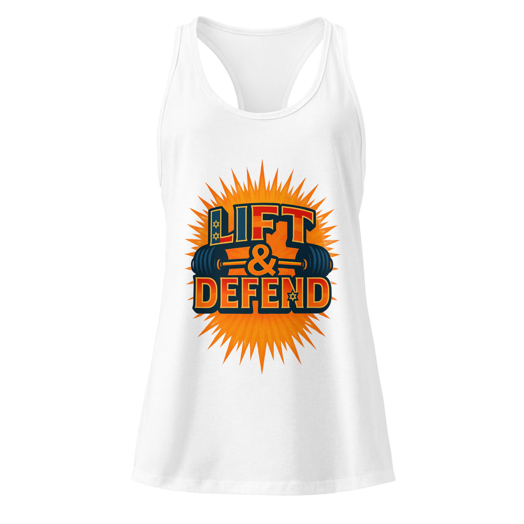 Lift Defend Women's Ideal Racerback Tank Top - American Zionist