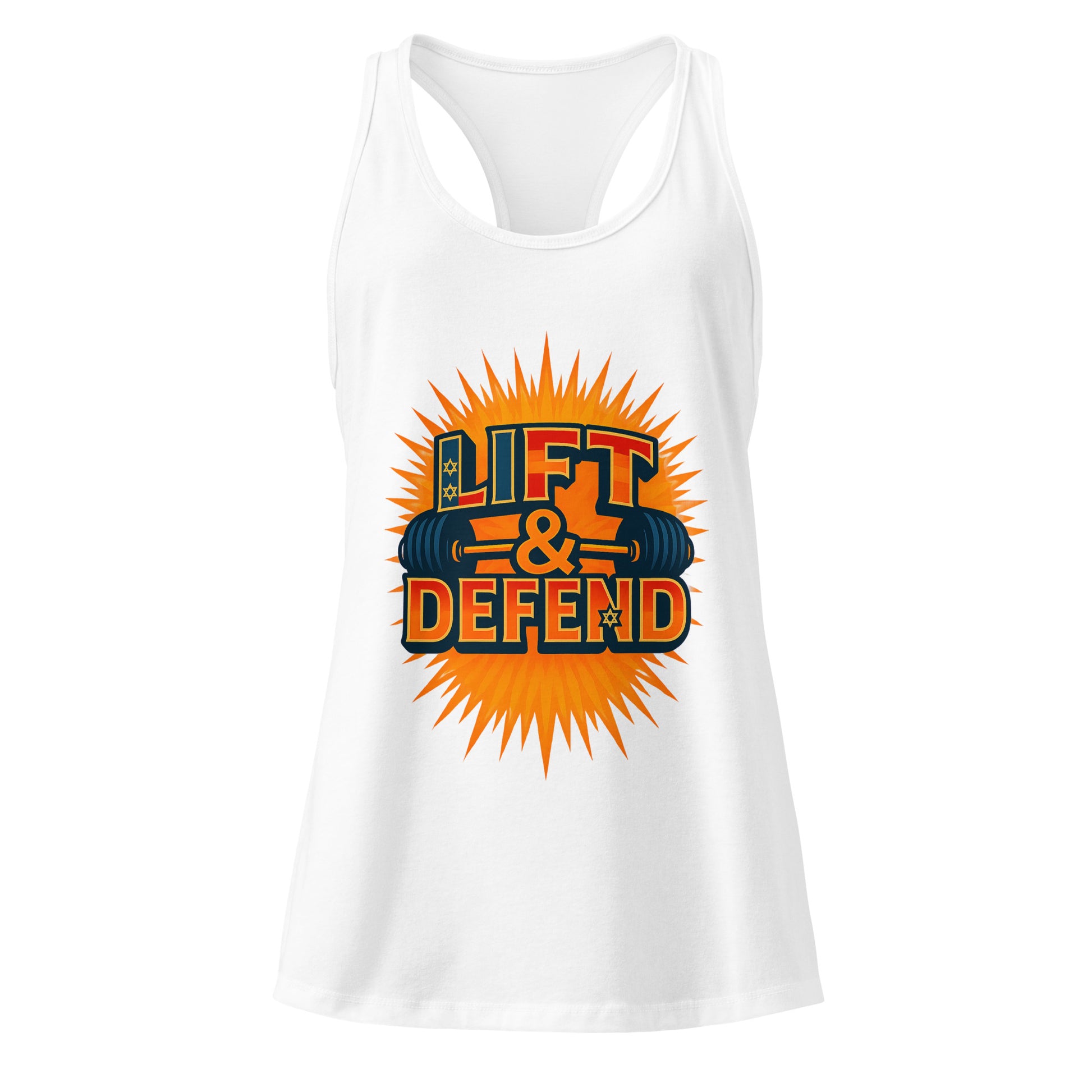 Lift Defend Women's Ideal Racerback Tank Top - American Zionist