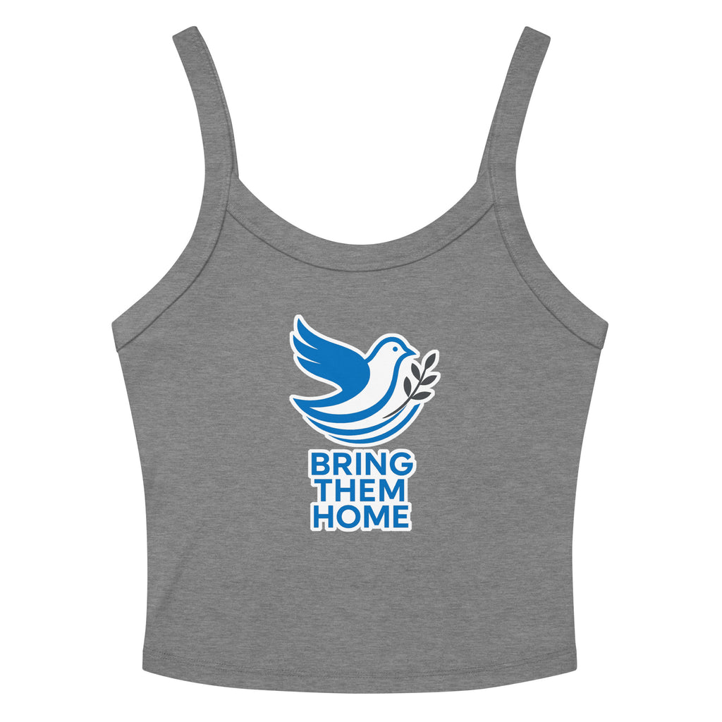 Dove Bring Them Home Women's Micro - Rib Tank Top - American Zionist