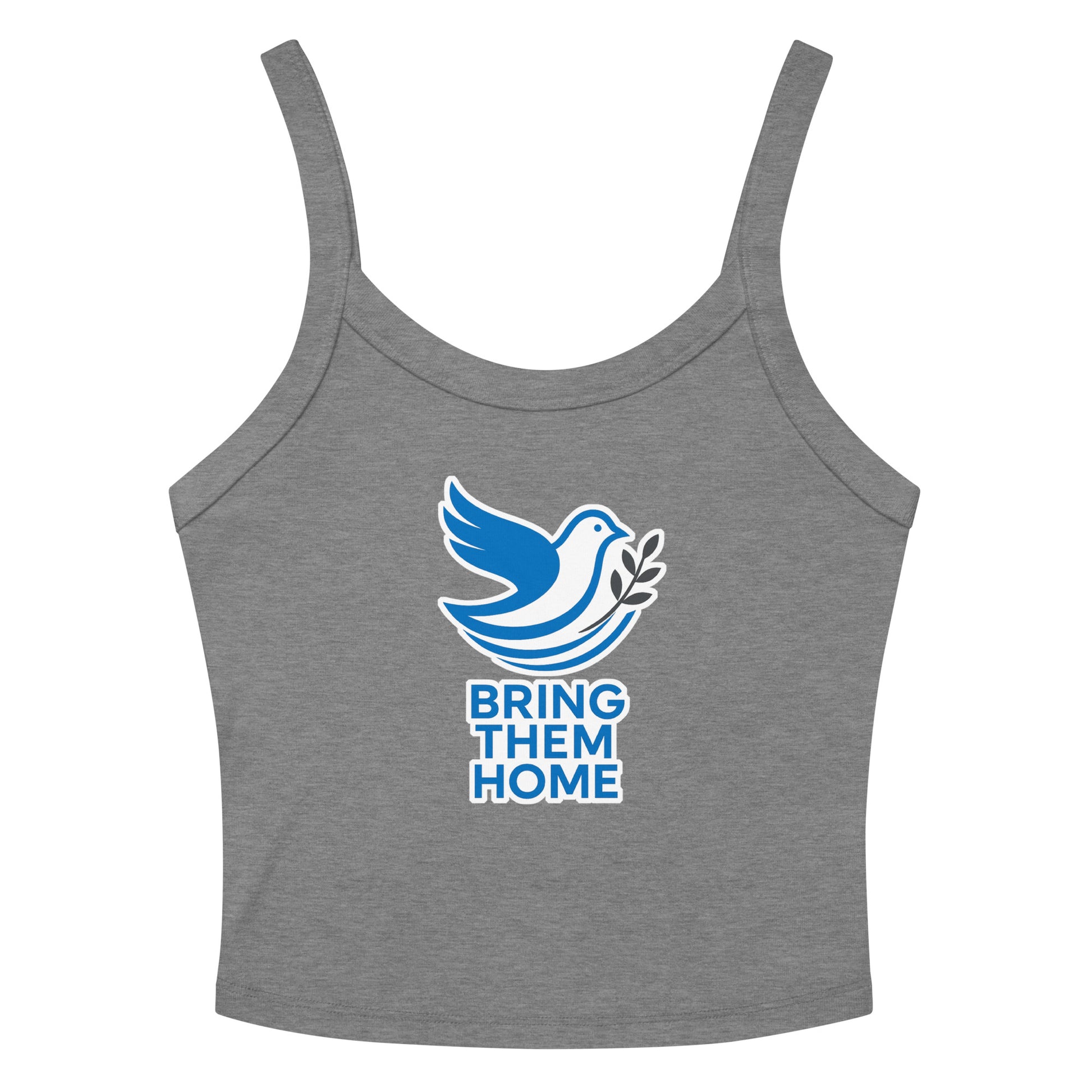 Dove Bring Them Home Women's Micro - Rib Tank Top - American Zionist