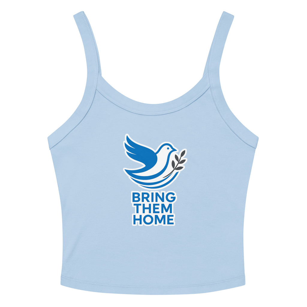 Dove Bring Them Home Women's Micro - Rib Tank Top - American Zionist