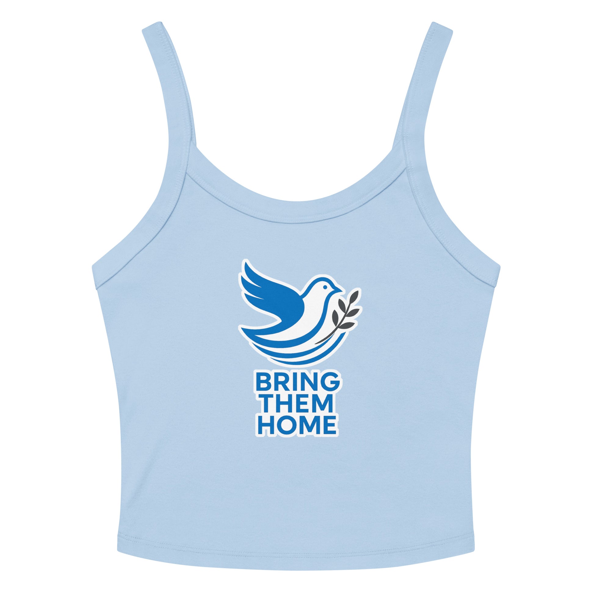 Dove Bring Them Home Women's Micro - Rib Tank Top - American Zionist