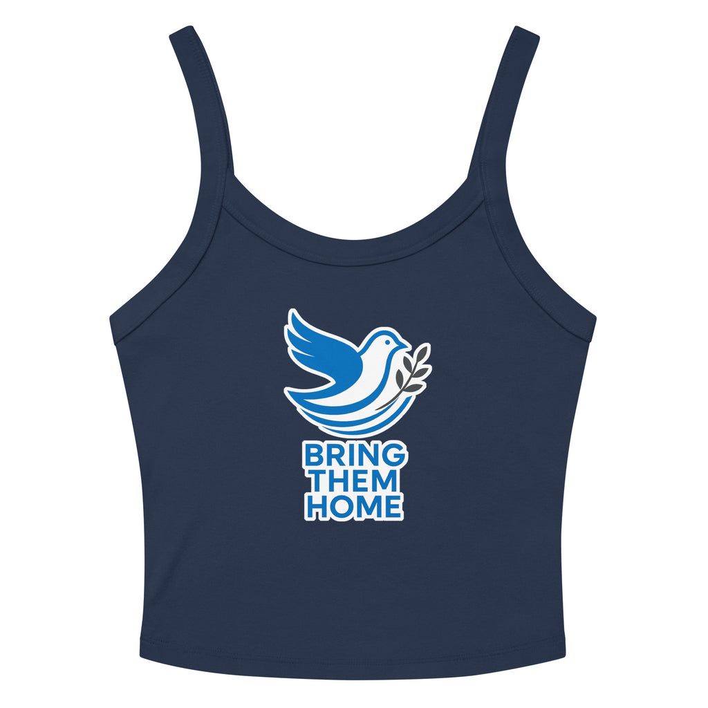 Dove Bring Them Home Women's Micro - Rib Tank Top - American Zionist