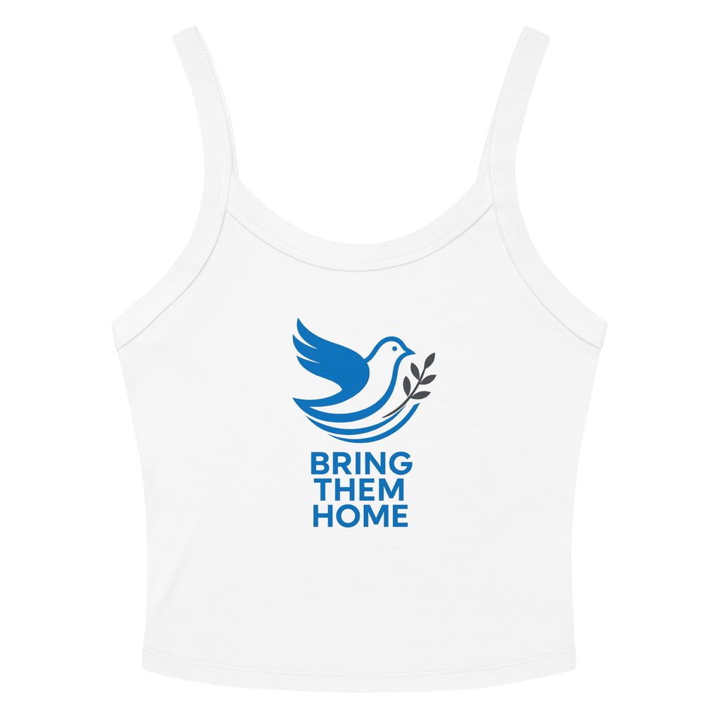 Dove Bring Them Home Women's Micro - Rib Tank Top - American Zionist