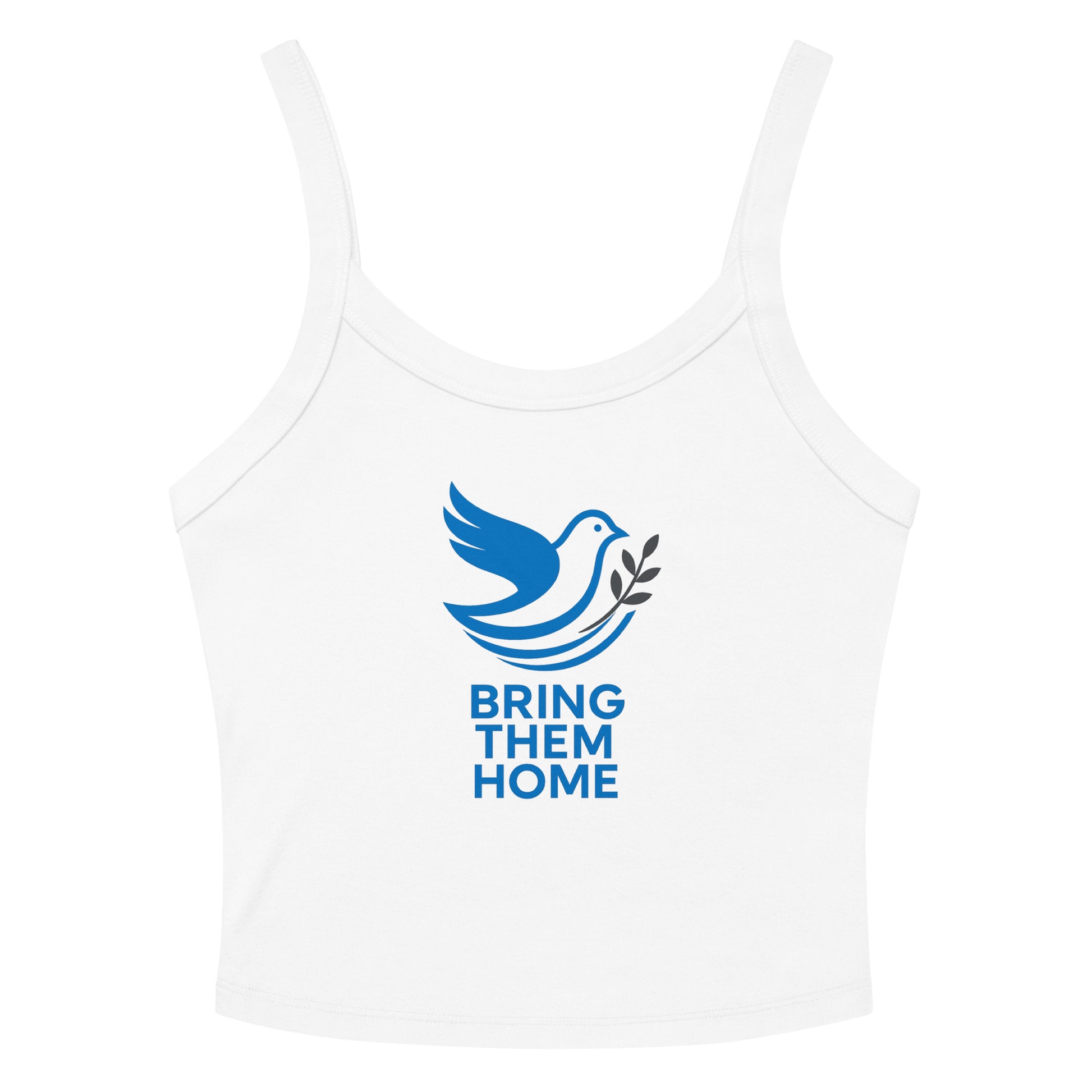 Dove Bring Them Home Women's Micro - Rib Tank Top - American Zionist