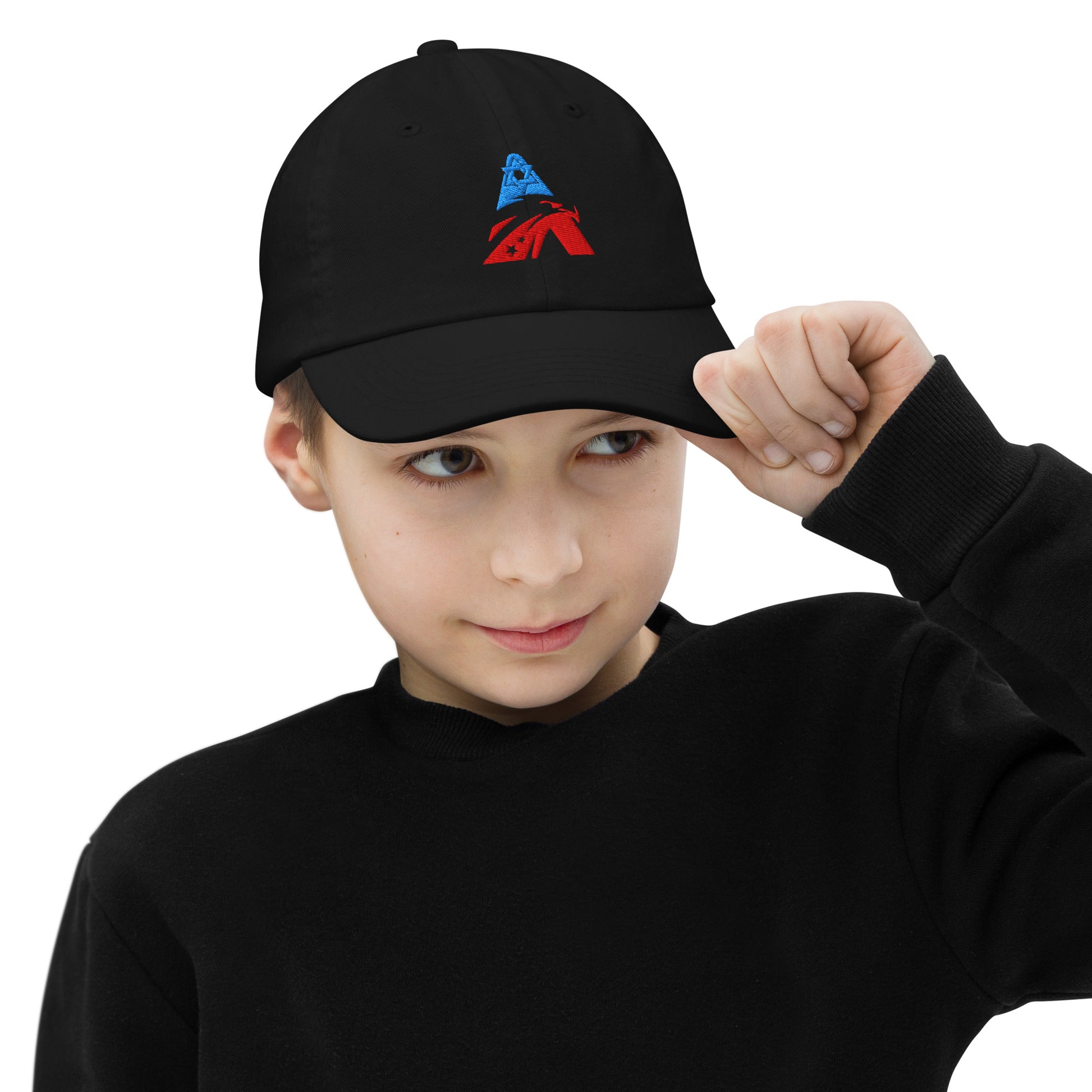 Eagle America Embroidery Youth Baseball Cap - American Zionist