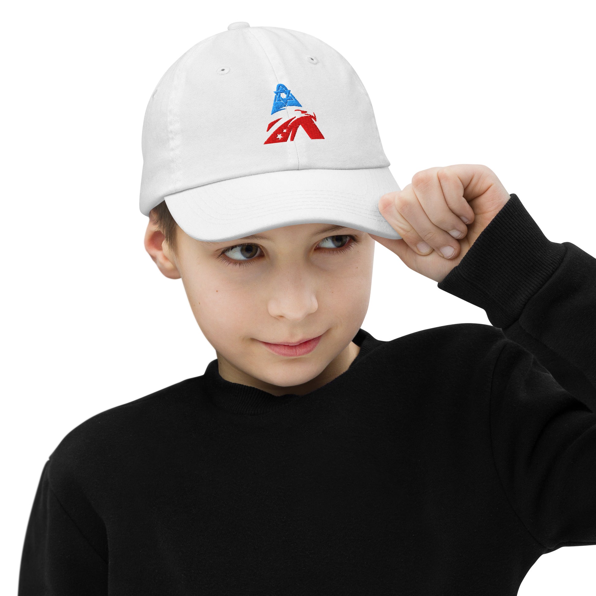 Eagle America Embroidery Youth Baseball Cap - American Zionist