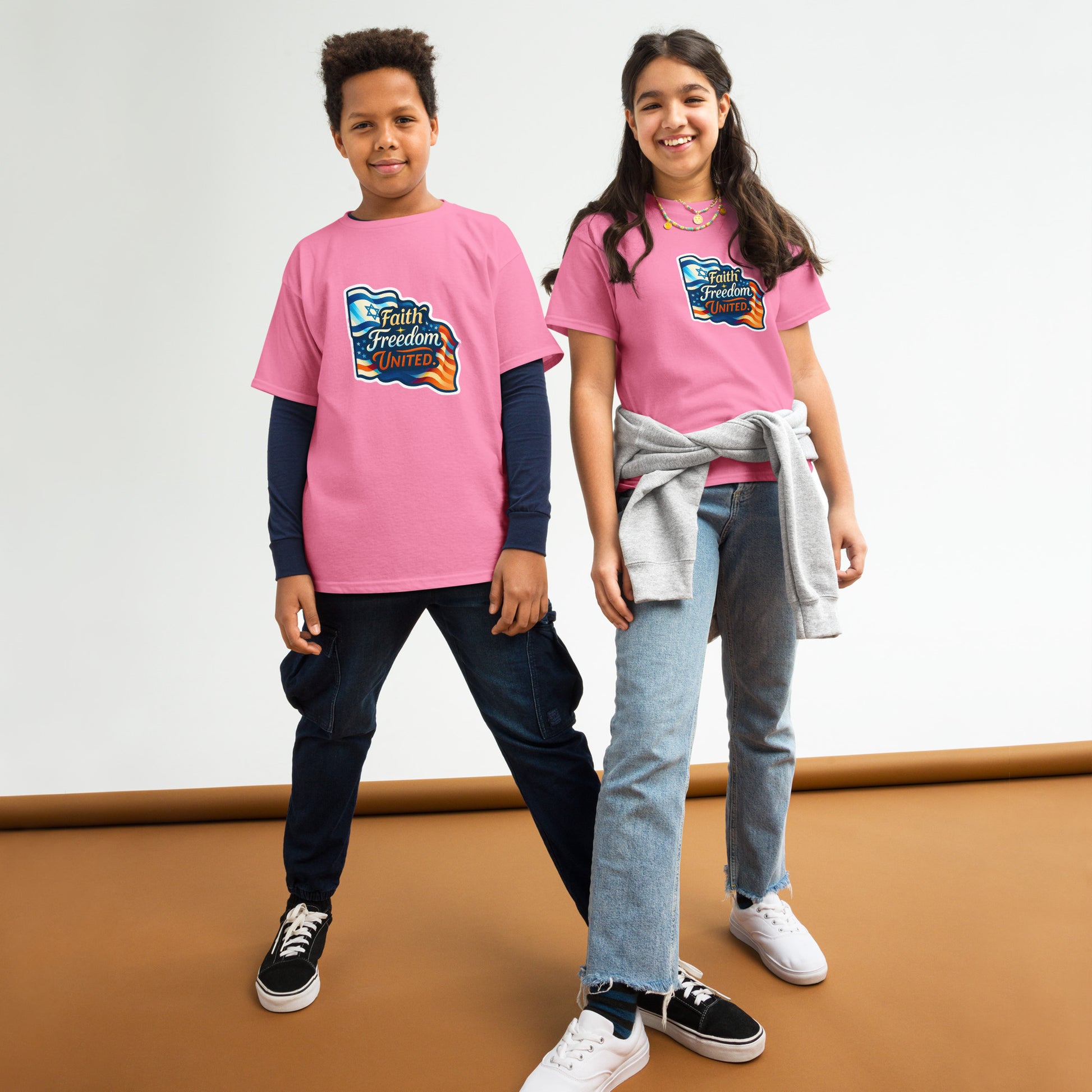 Faith Freedom United Youth Classic Tee - American Zionist