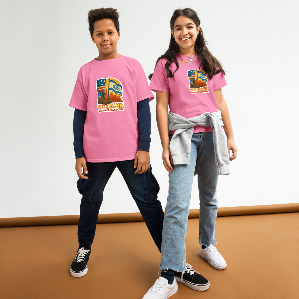 We Stand Youth Classic Tee - American Zionist
